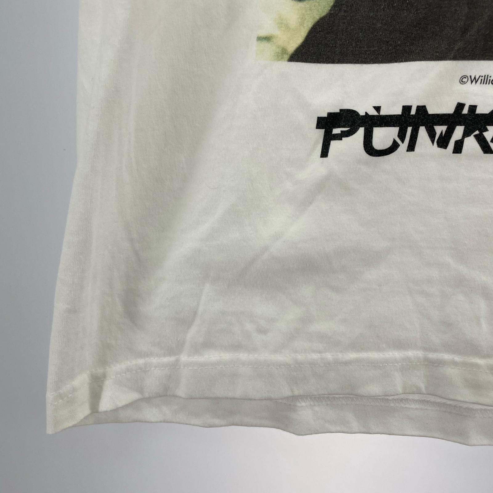 半袖Ｔシャツ PUNKTURE×WILLIAM ENGLISH MASK LOGO TEE M 白 M ホワイト