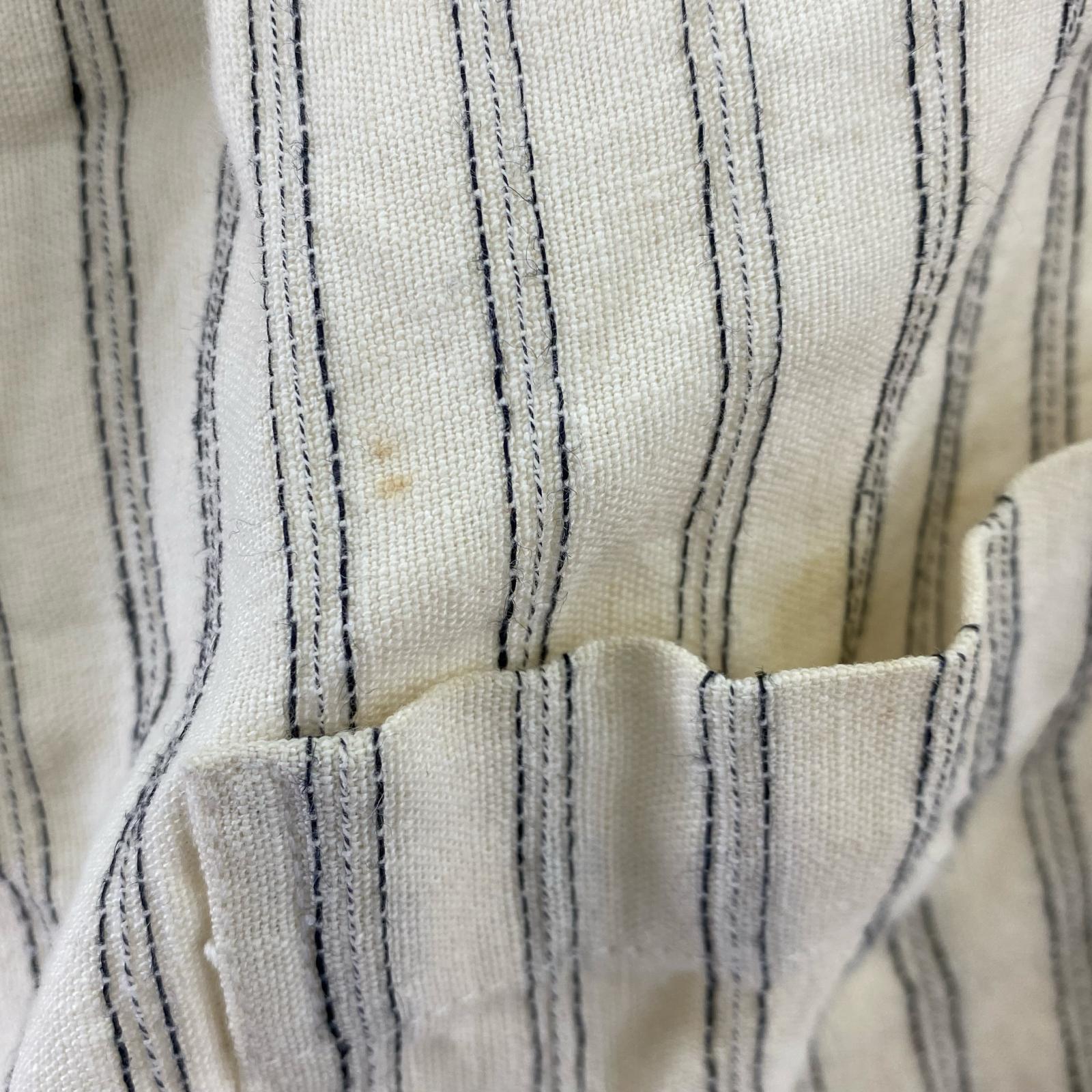 長袖シャツ Eskandar Neiman Marcus ストライプ L/S シャツ 0 ホワイト