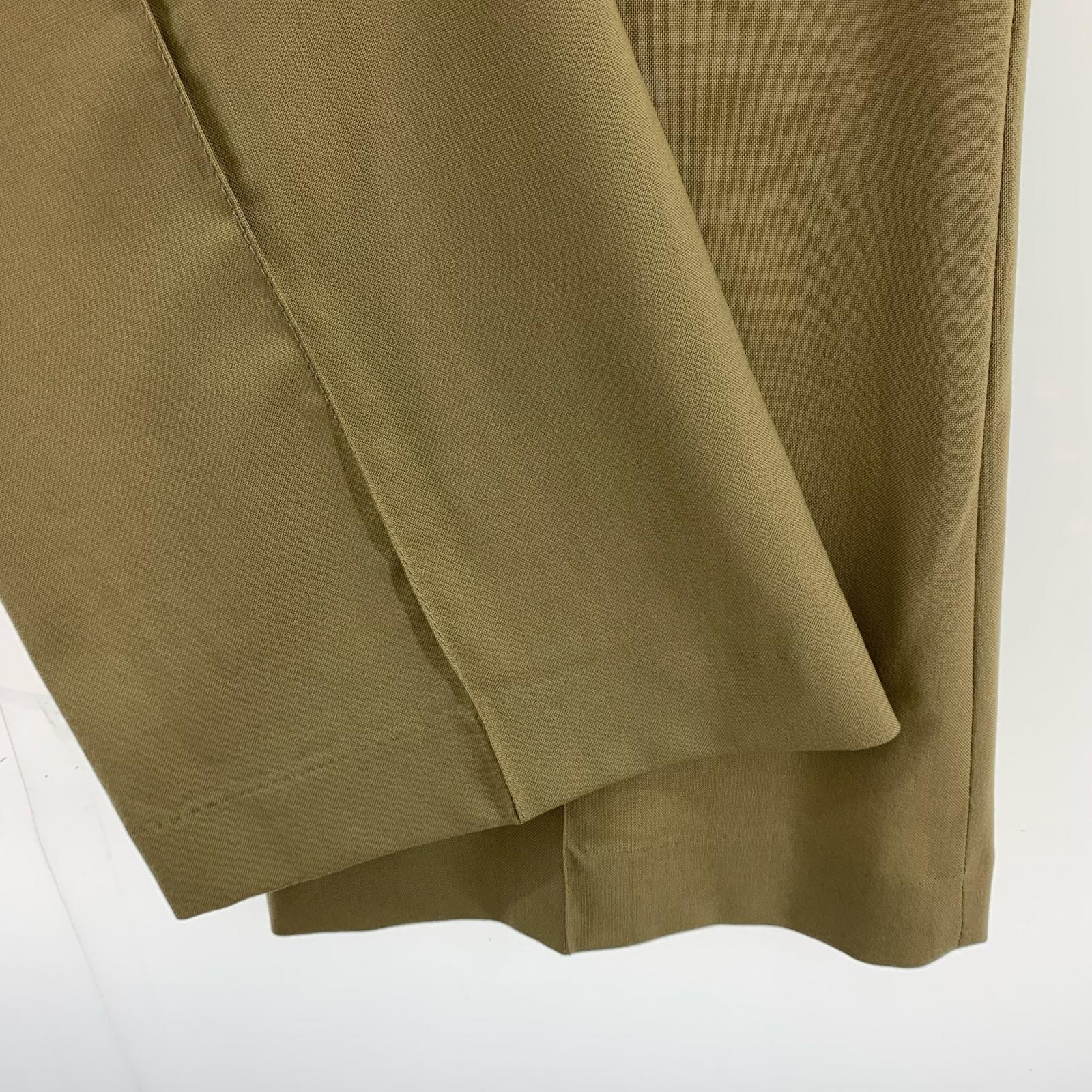 パンツ MARNI トロピカルウールフレアスラックス 40 ベージュ 40 ベージュ