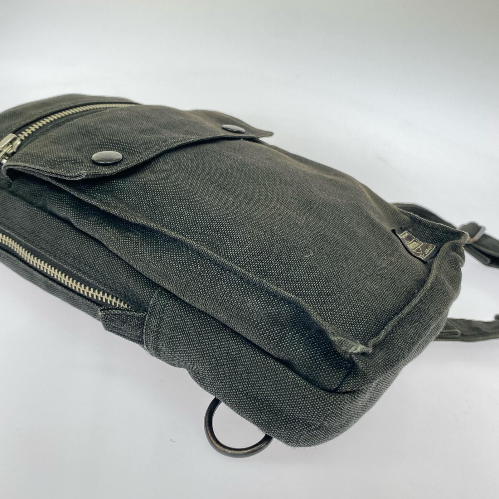 ショルダーバッグ SMOKY スリングショルダーバッグ ブラック