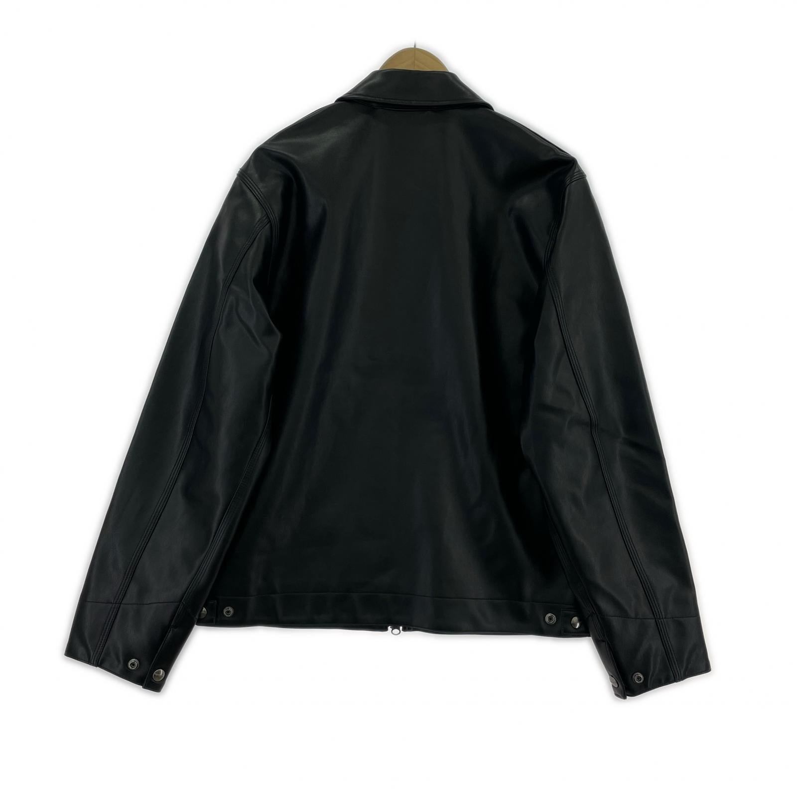 レザージャケット WIP Detroit Leather Jacket 黒 (S) S ブラック