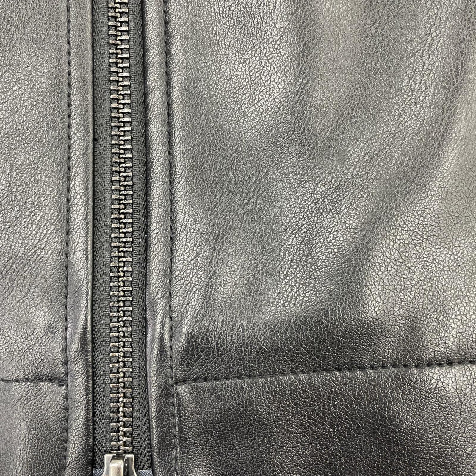 レザージャケット WIP Detroit Leather Jacket 黒 (S) S ブラック