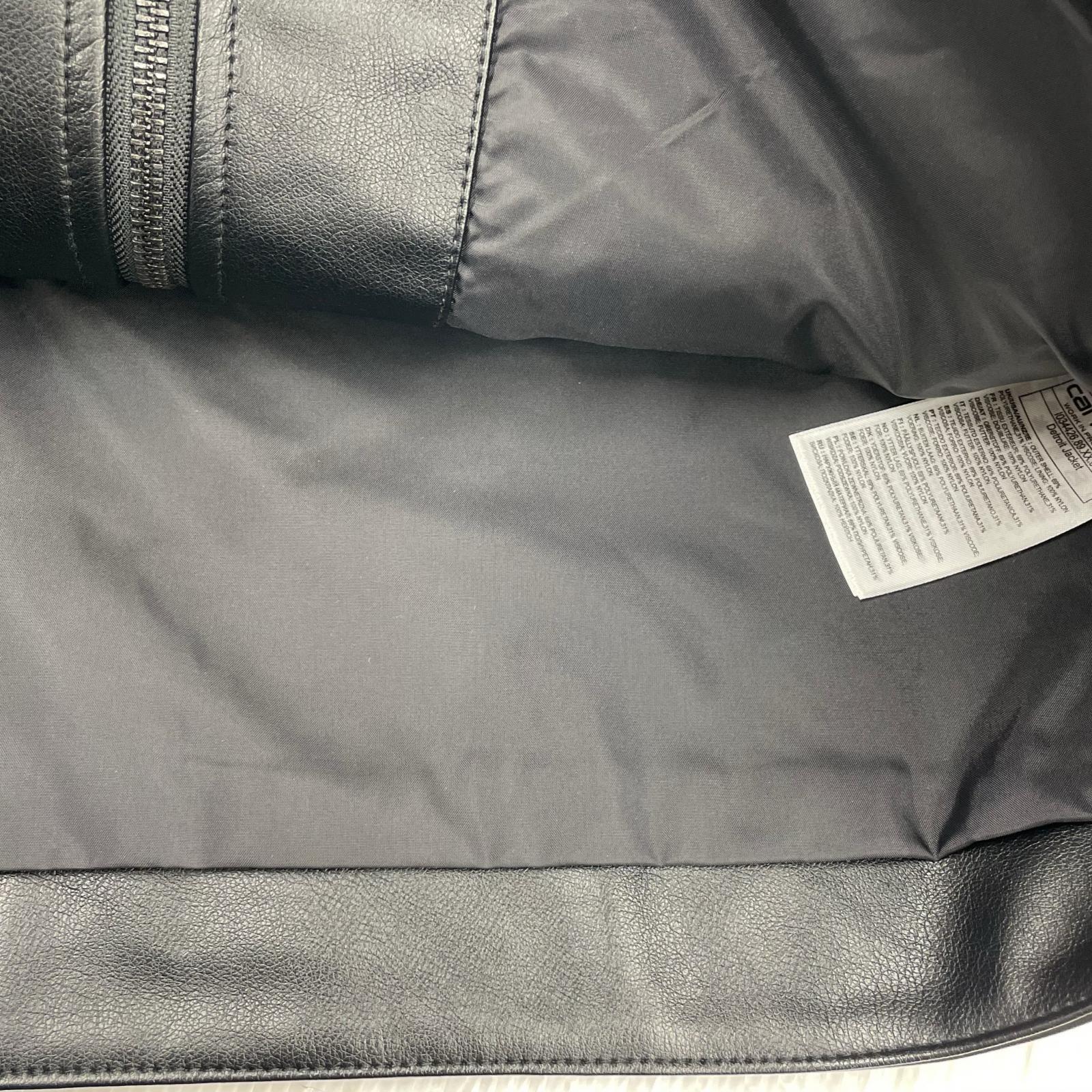 レザージャケット WIP Detroit Leather Jacket 黒 (S) S ブラック