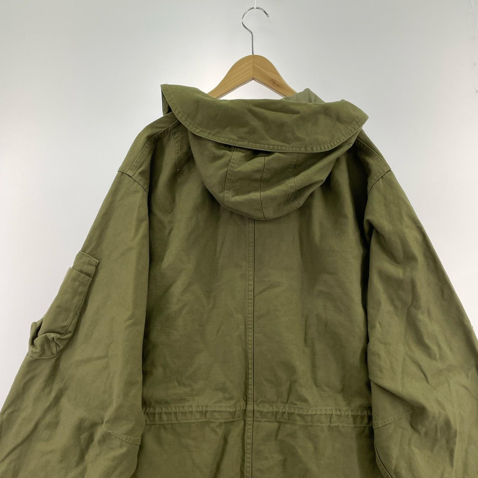 ミリタリージャケット ×fennica フィッシュテールパーカ モッズコート M48 緑 (L) L