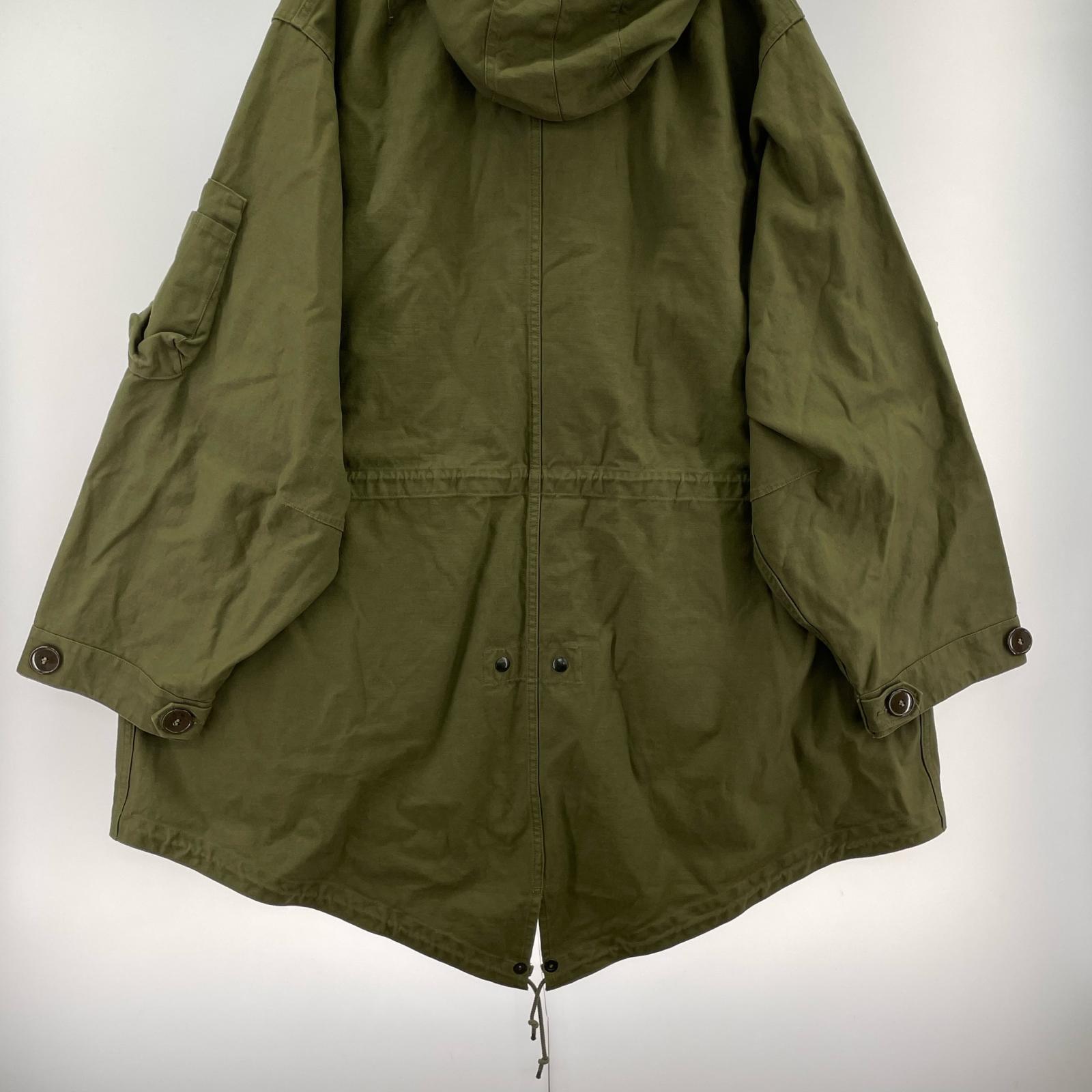 ミリタリージャケット ×fennica フィッシュテールパーカ モッズコート M48 緑 (L) L