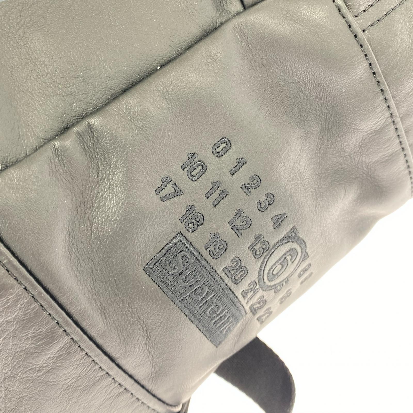 リュック・デイパック ×MM6 Eagle Leather Backpack ブラック ブラック