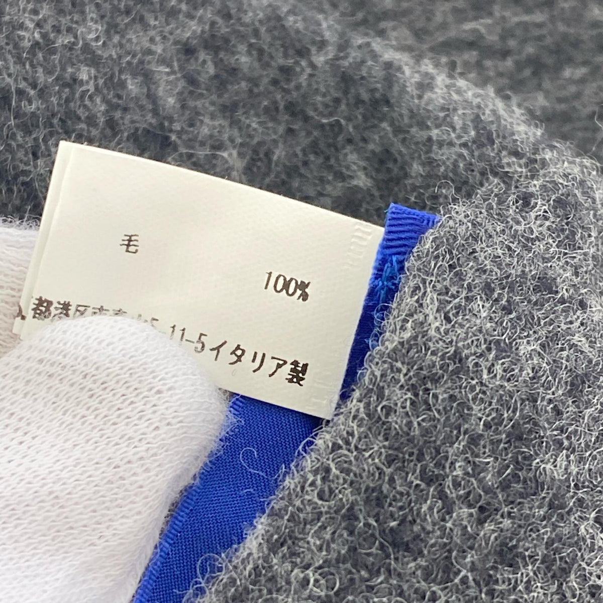 その他アクセサリー SHIRT × LOCHCARRON 大判チェックストール グレー