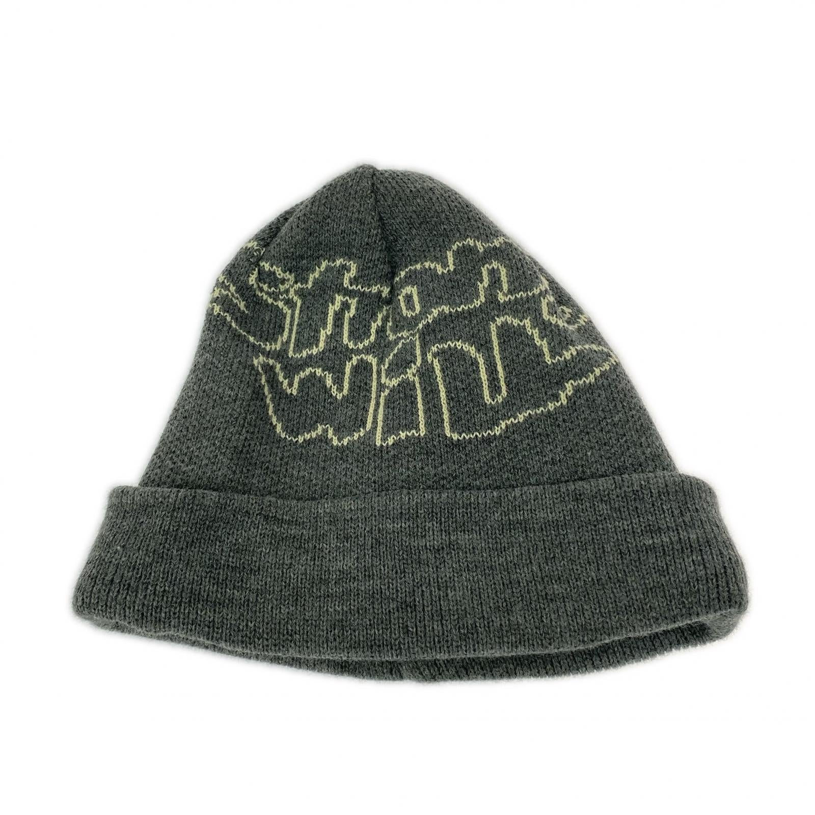 ニットキャップ SHIRT 24AW Strong Will Jacquard Beanie グレー