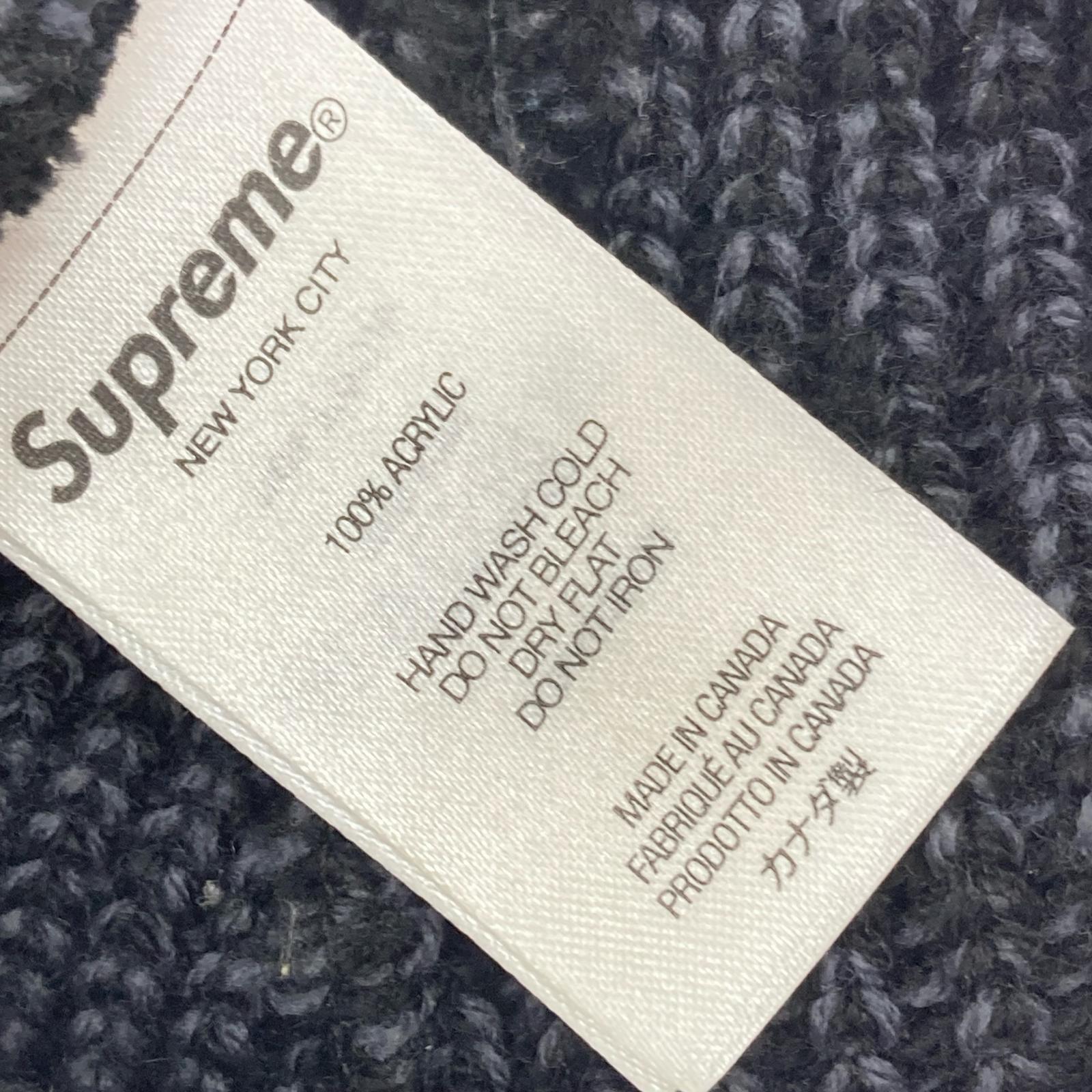 ニットキャップ Supreme ニットキャップ ブラック