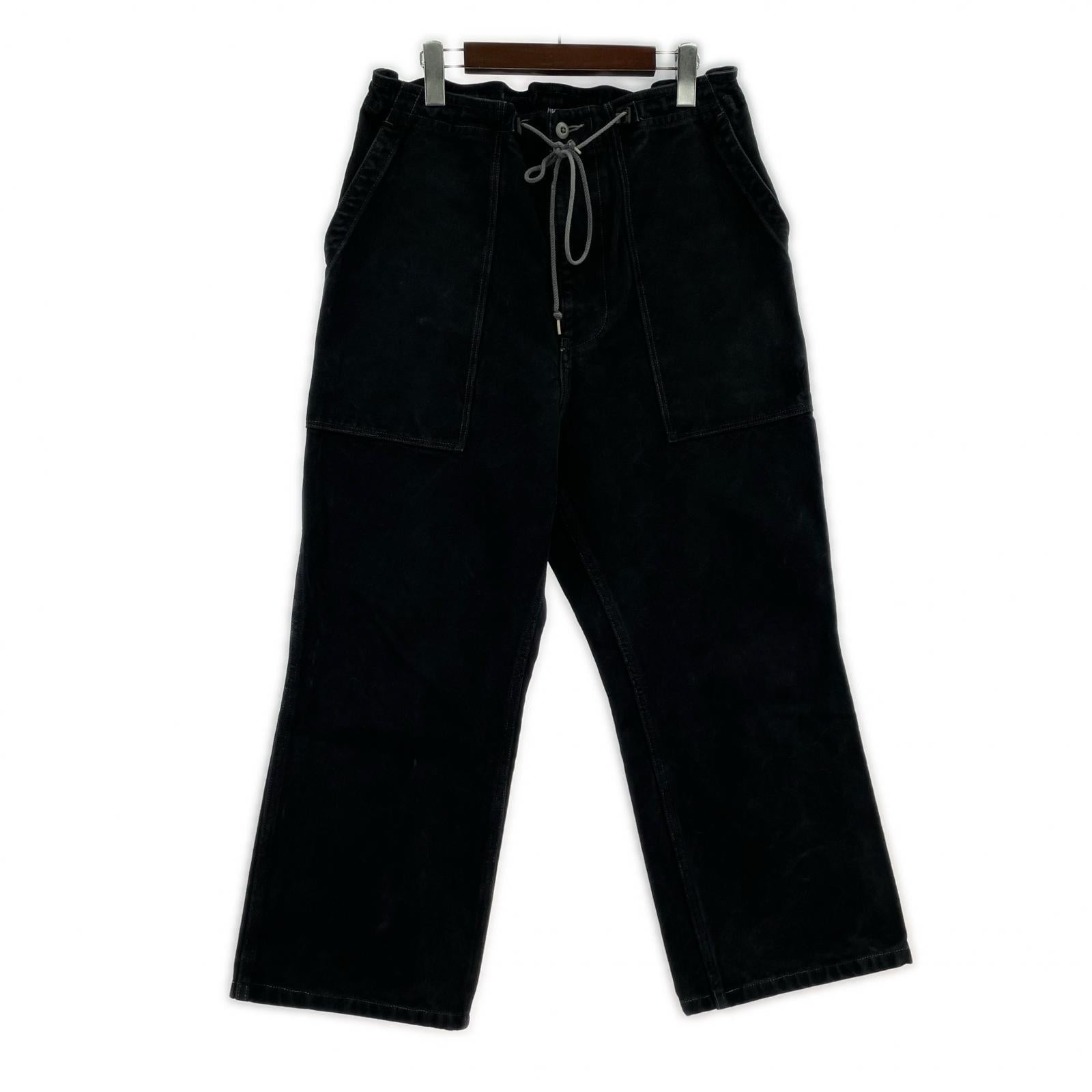 パンツ STRING FATIGUE PANT 黒 M M ブラック