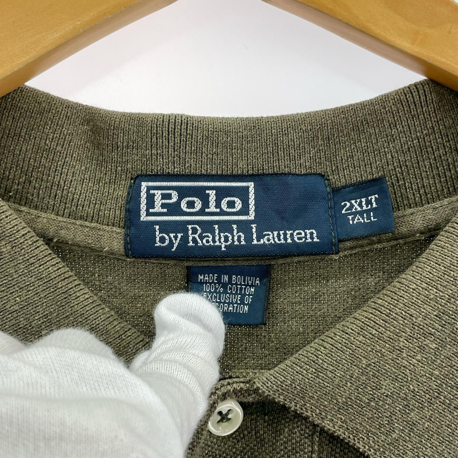 ポロシャツ S/S POLO OLIVE 2XLT カーキ