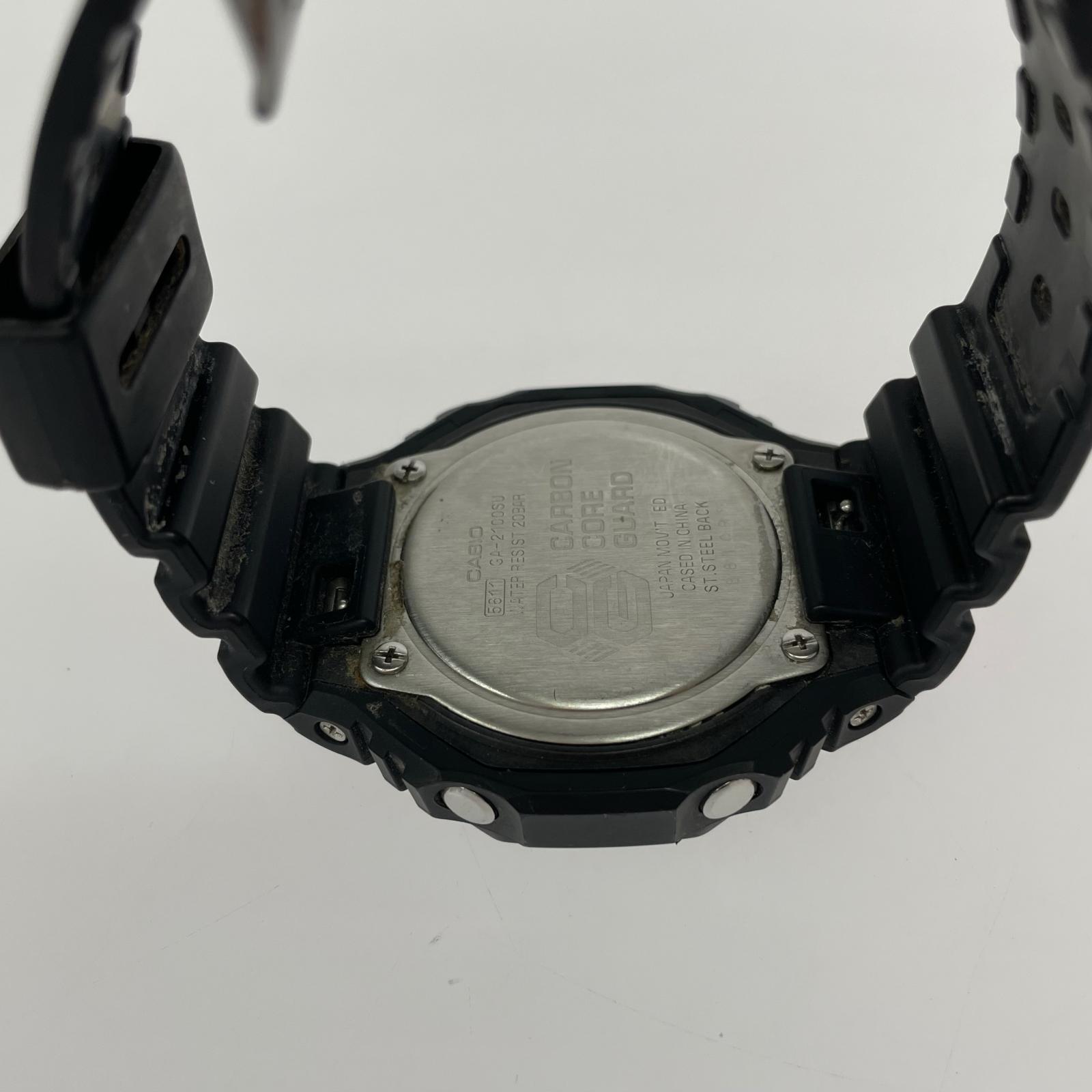 腕時計 GA-2100SU カモフラ ブラック