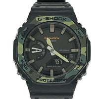 腕時計 GA-2100SU カモフラ ブラック