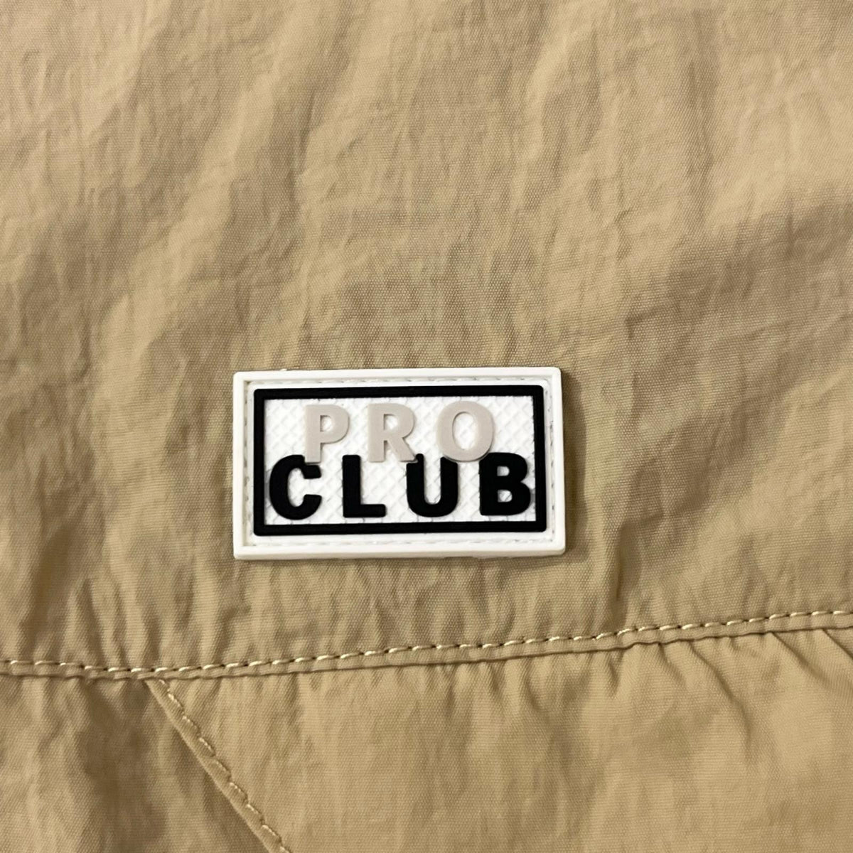 ジャケット PRO CLUB ナイロンジャケット ベージュ