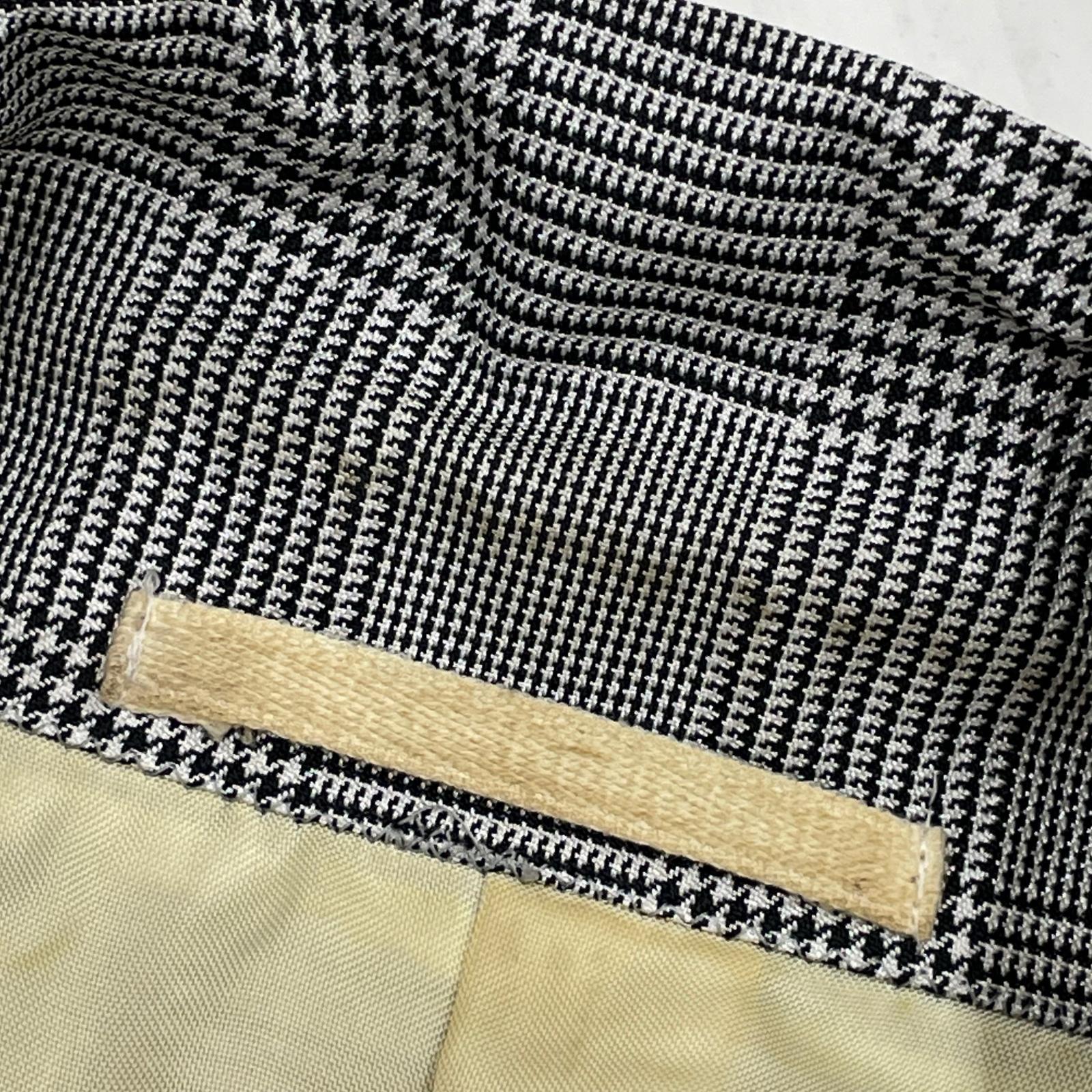 テーラードジャケット COMME des GARCONS HOMME PLUS 80s グレンチェック ダブルテーラードジャケット M グレー M グレー