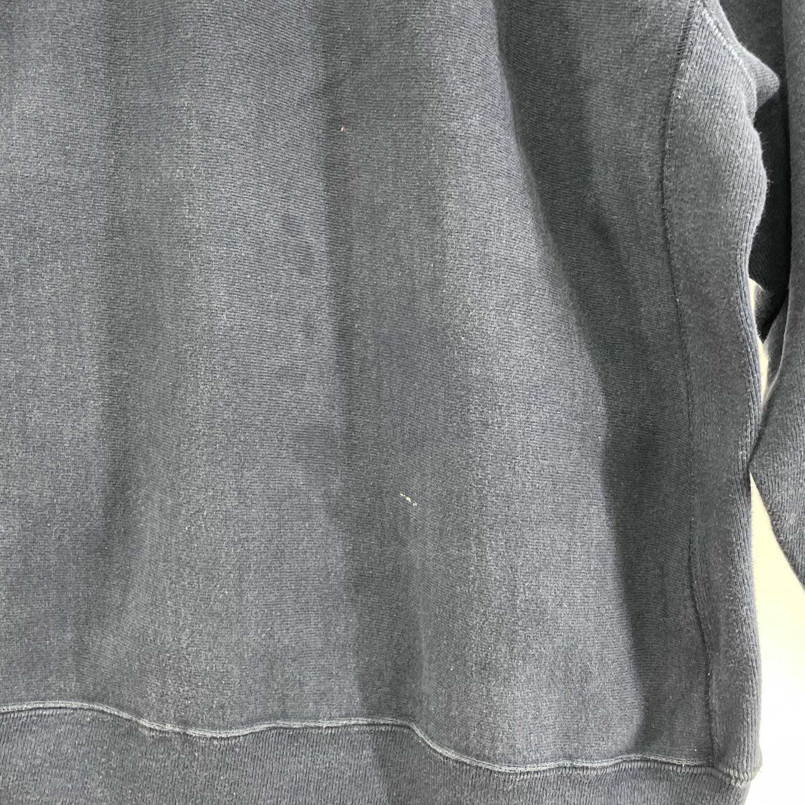 スウェット 80s USA製 YALE SOCCER リバースウィーブスウェット XL ネイビー