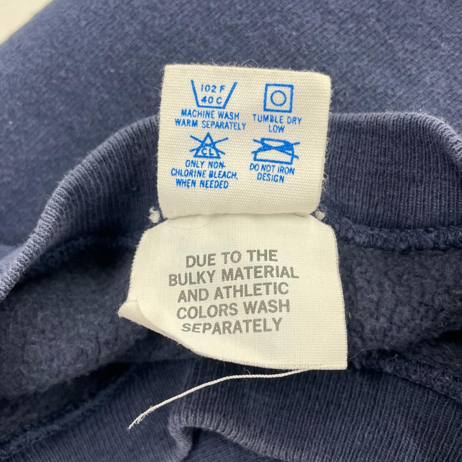 スウェット 80s USA製 YALE SOCCER リバースウィーブスウェット XL ネイビー