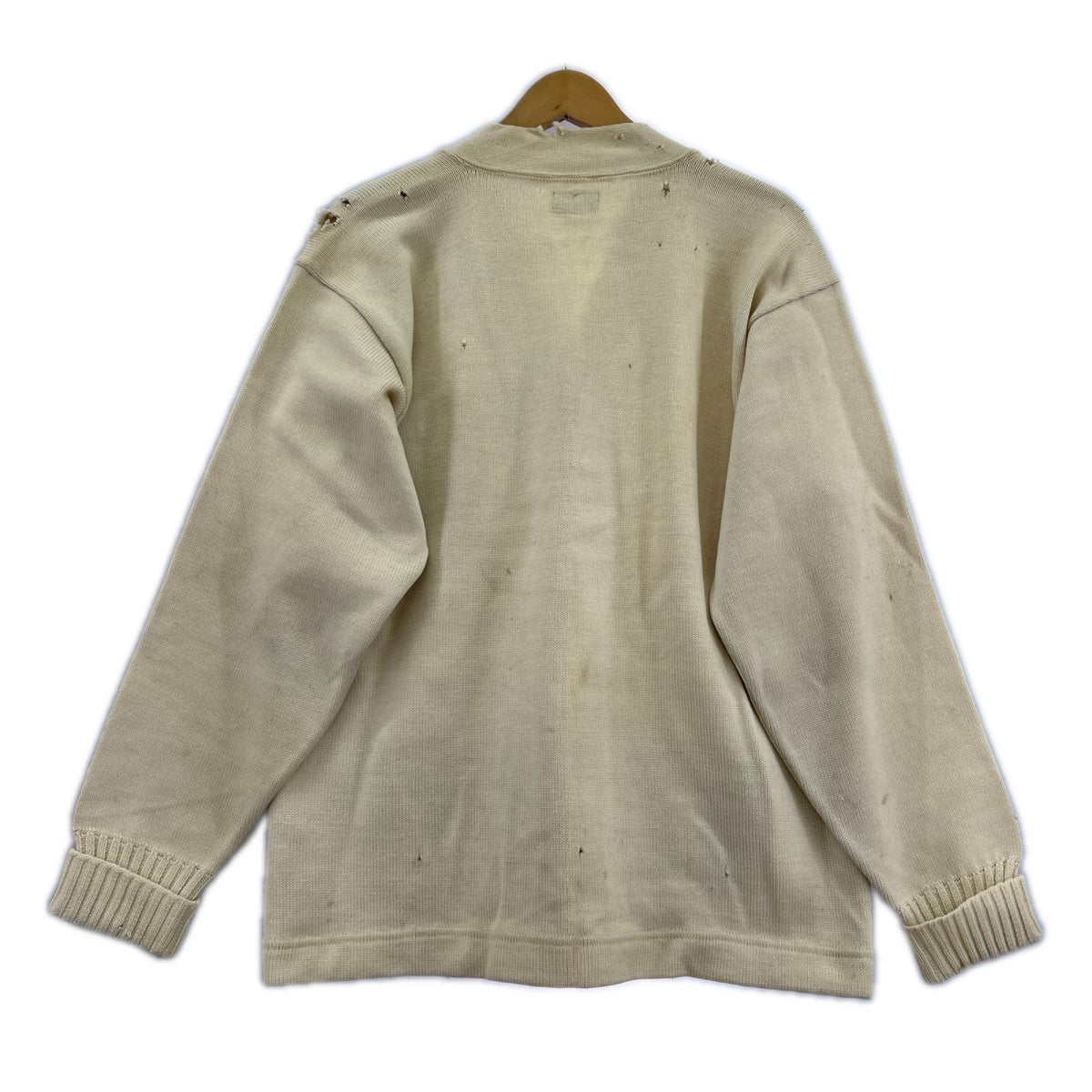 カーディガン 40s-50s頃 SAND KNITTING MILLS レタードカーディガン 42