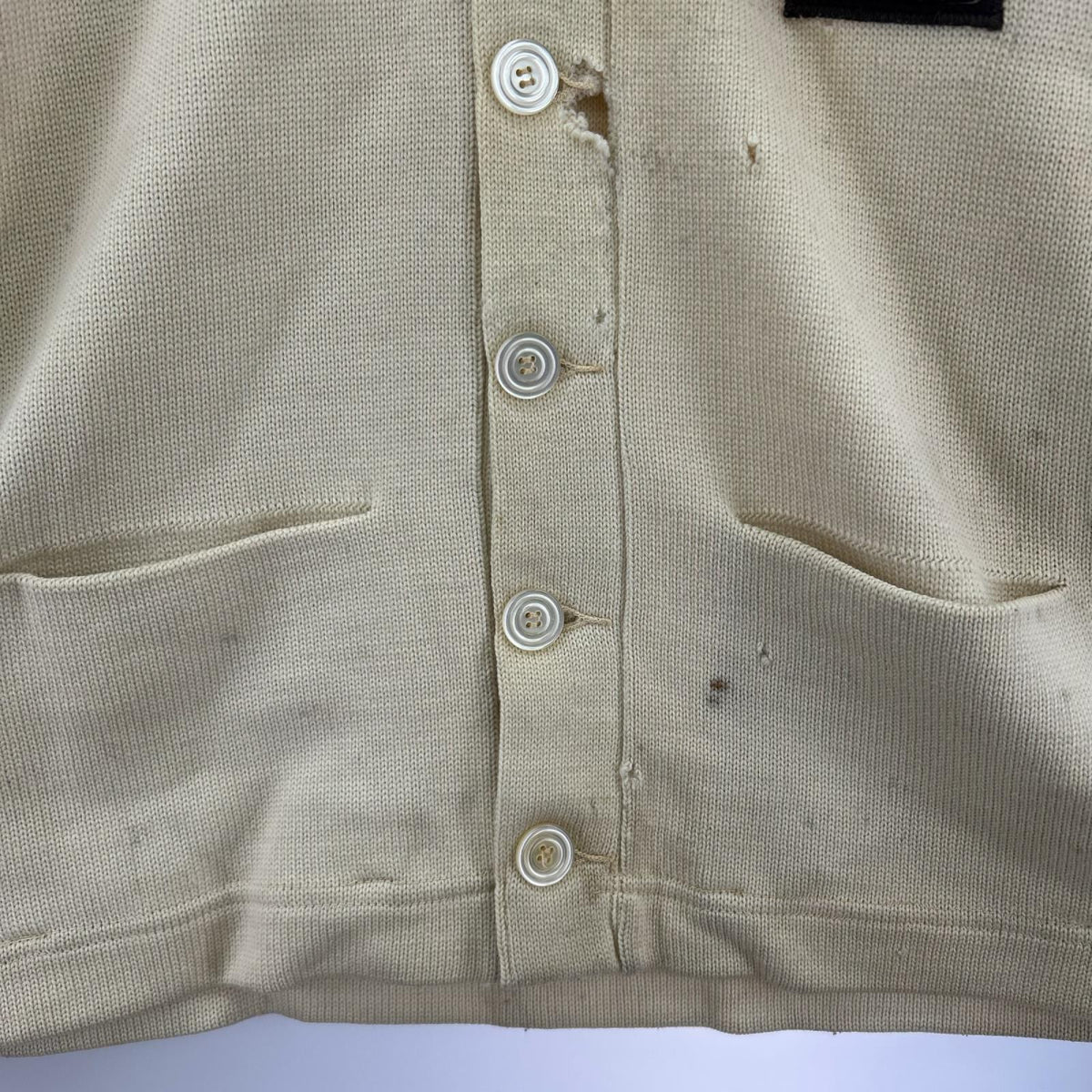 カーディガン 40s-50s頃 SAND KNITTING MILLS レタードカーディガン 42