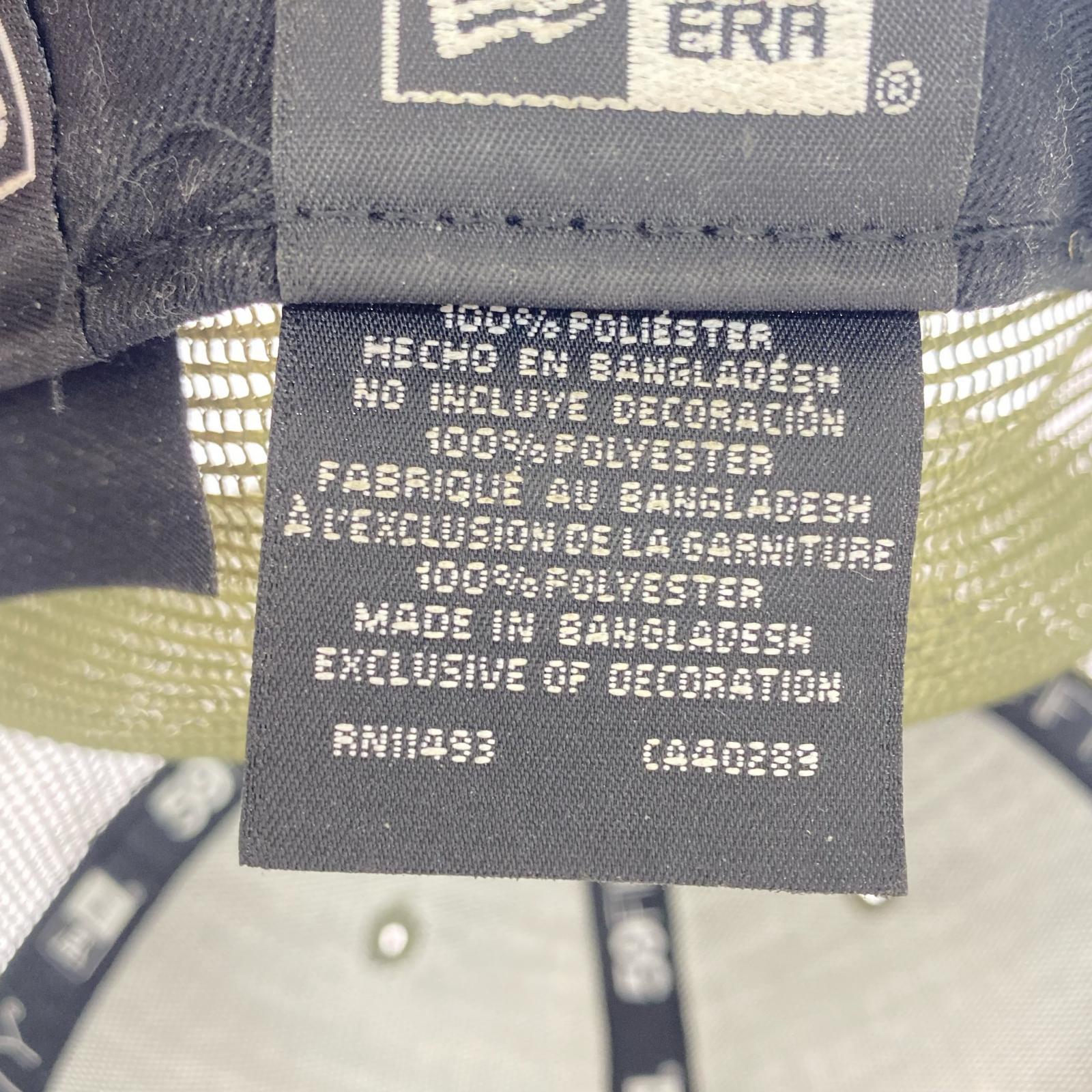 キャップ box logo/mesh back/world famous カーキ