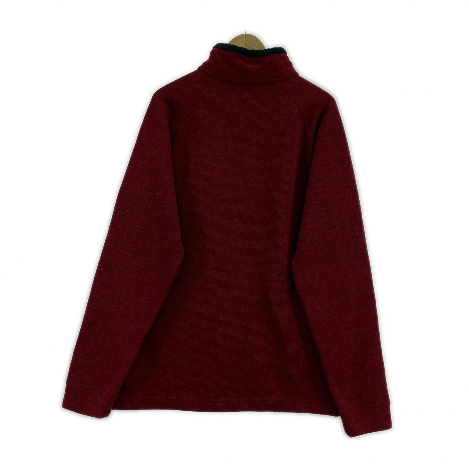ジャケット ハーフスナップ L レッド