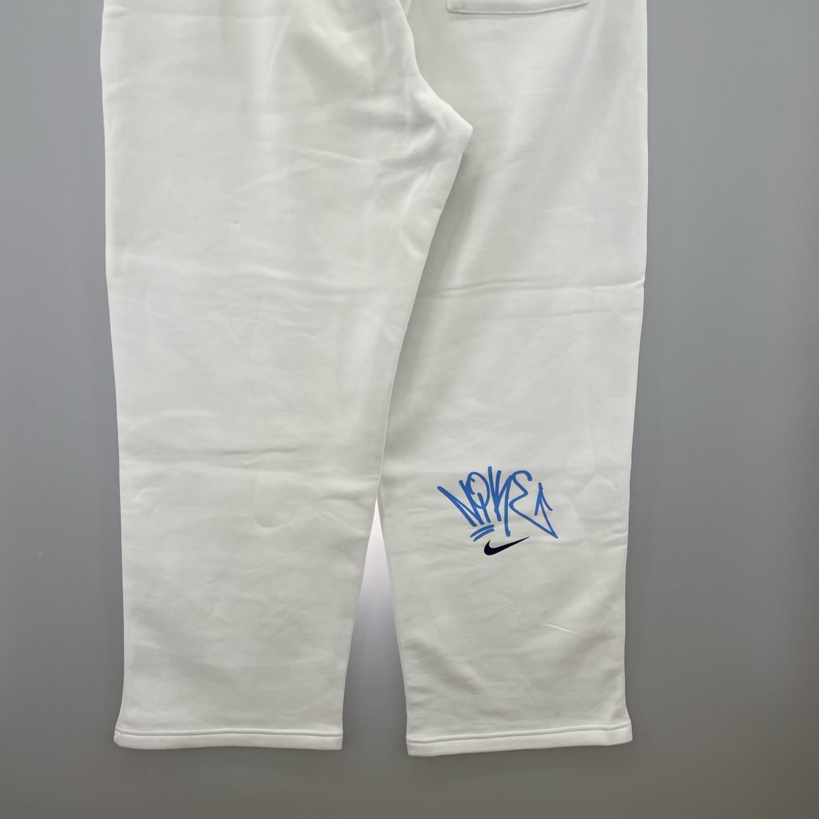パンツ NIKE Open-Hem Graphic Fleece Pants XL ﾎﾜｲﾄ ホワイト