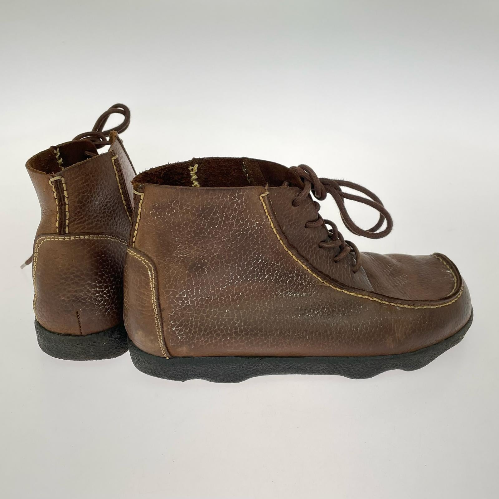 ブーツ 90s BOKS レザーシューズ ブラウン
