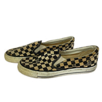 スニーカー bapesta チェッカースリッポン