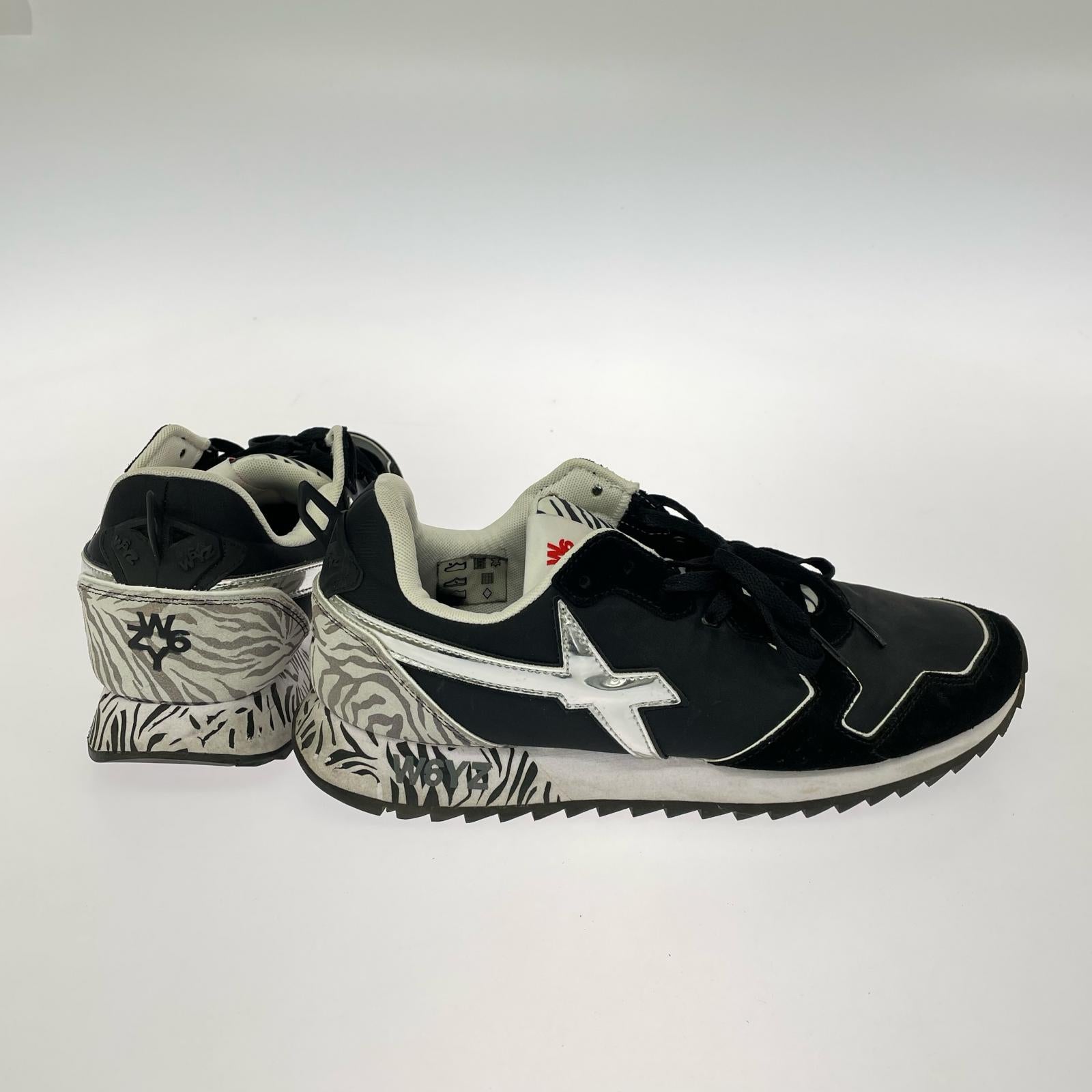 スニーカー zebra/42 26.5cm (US8 1/2 UK8 EU43) ブラック
