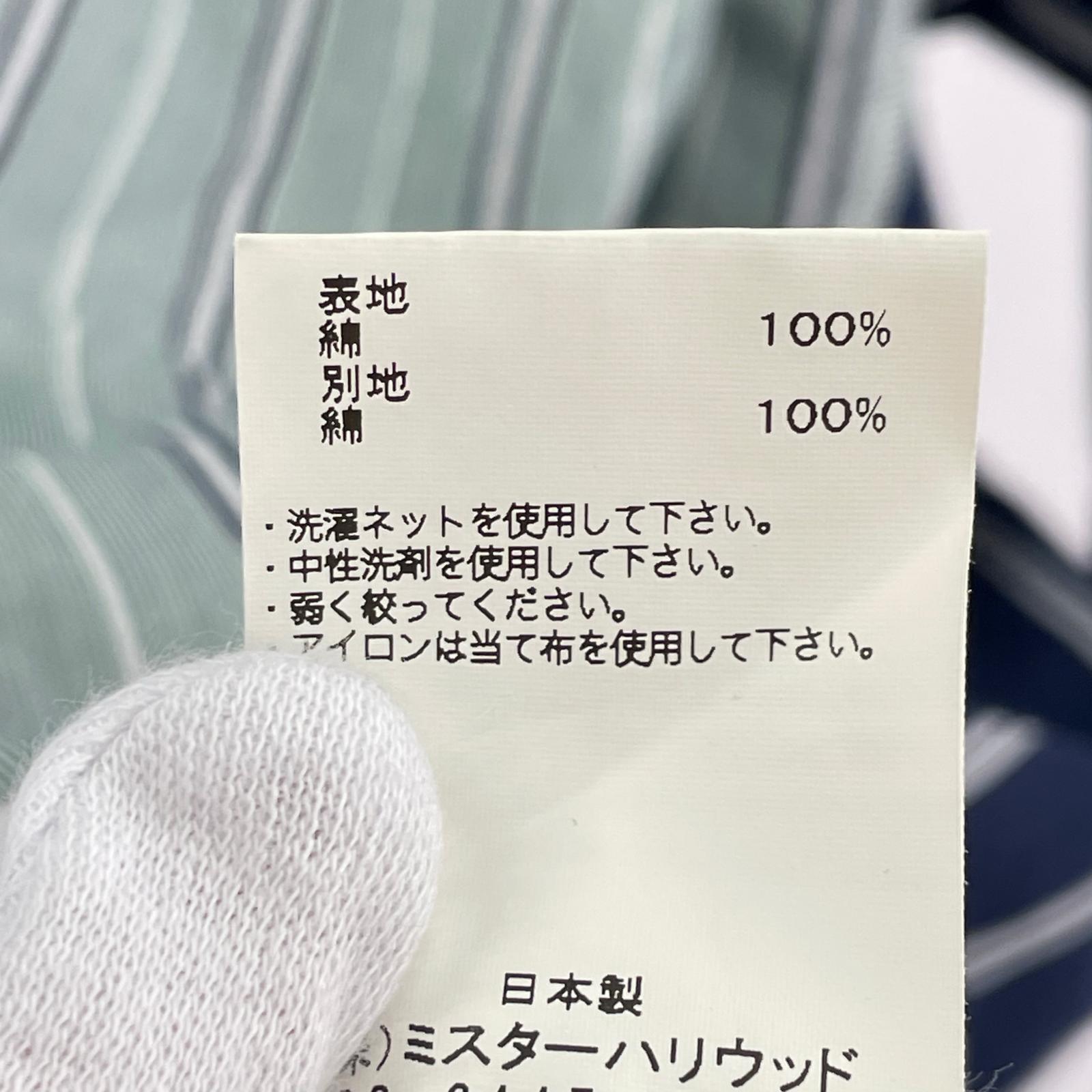 長袖シャツ N.HOOLYWOOD 再構築ストライプシャツ 36