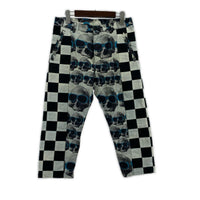 パンツ COMME des GARCONS HOMME PLUS スカルオブライフチェッカーフラッグ パンツ
