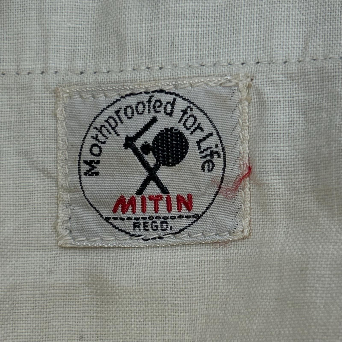 パンツ MITIN ﾀｯｸｽﾗｯｸｽ 側章 黒 (実寸34) ブラック