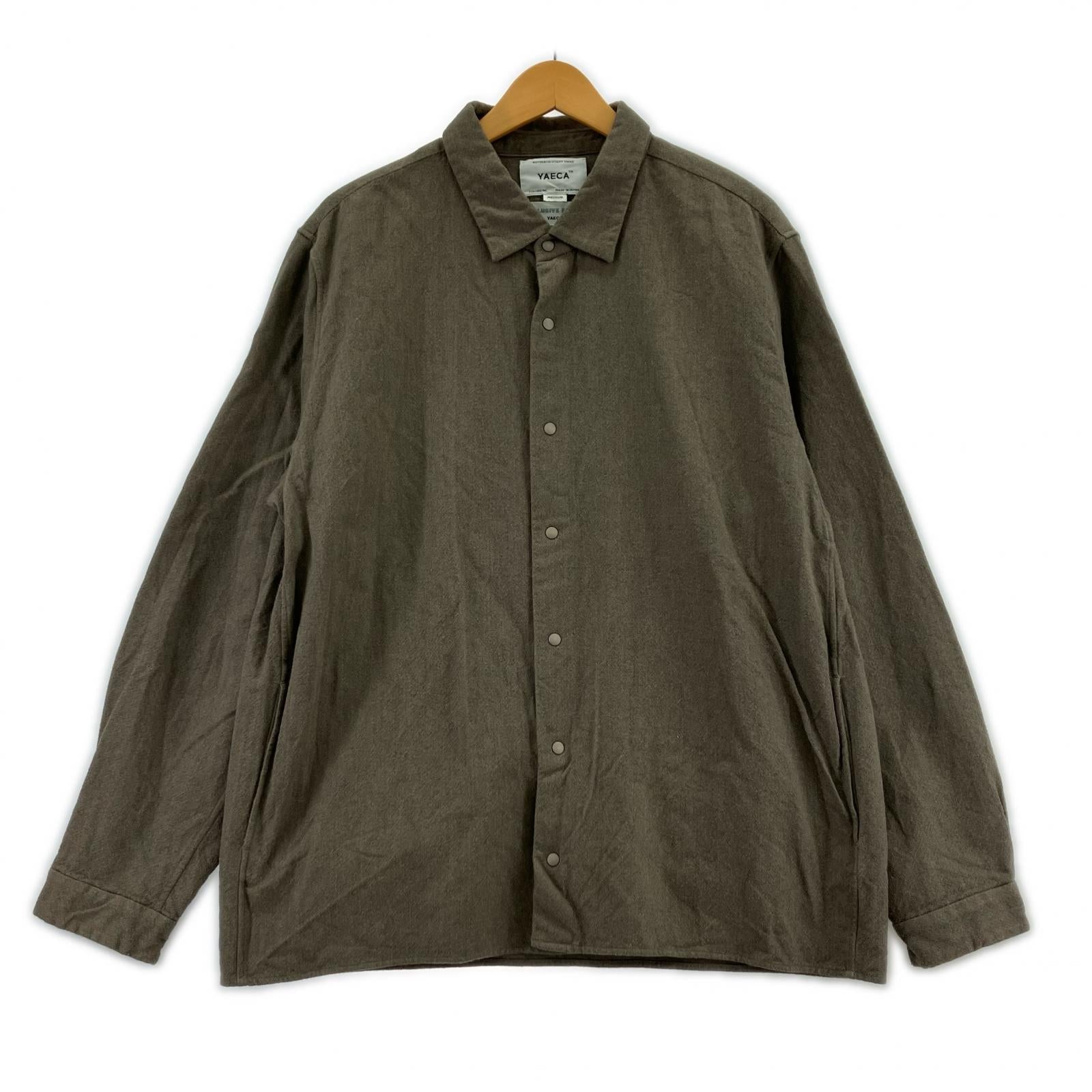 長袖シャツ COMFORT SHIRT RELAX SQUARE M グレー