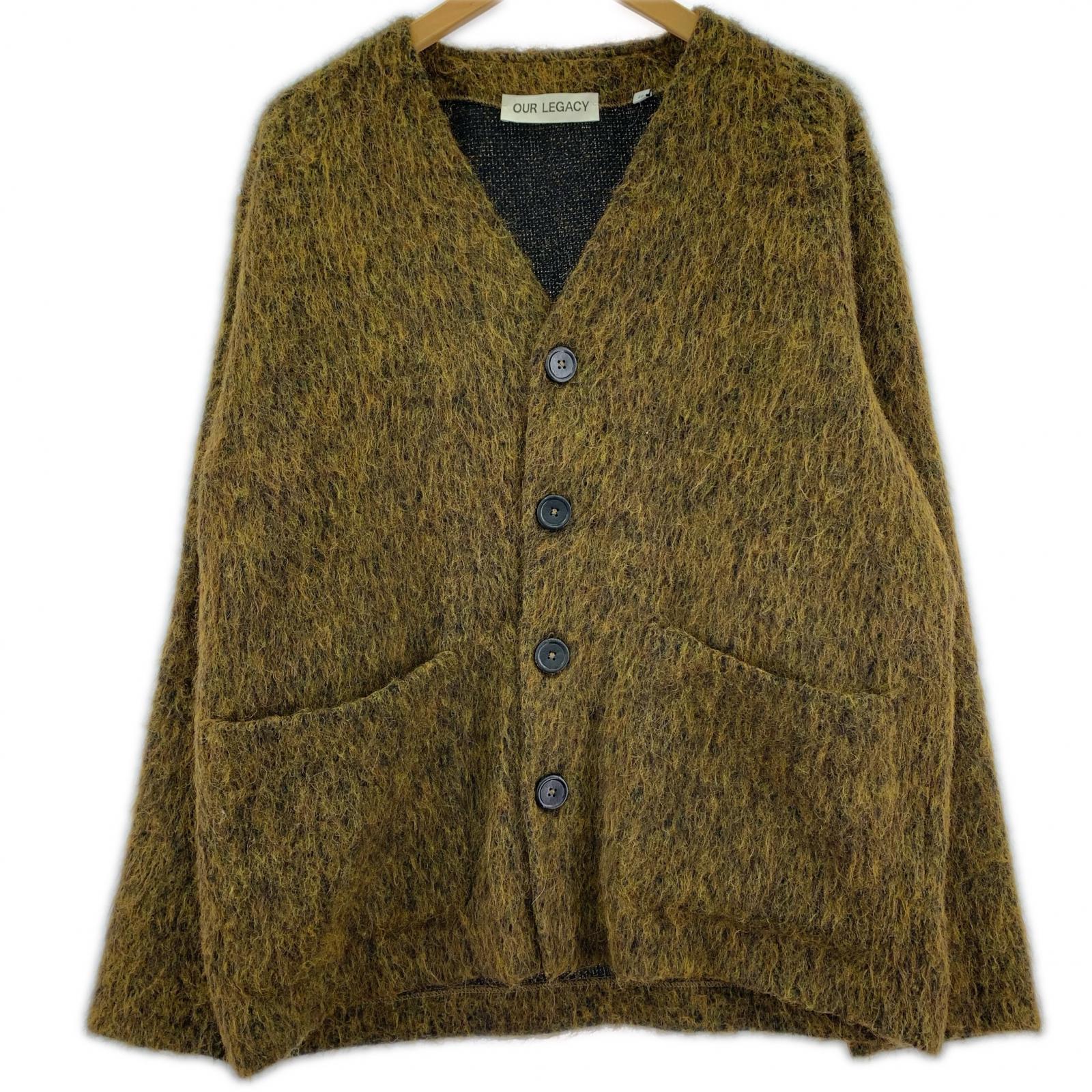 カーディガン OLIVE MELANGE MOHAIR (46) 46