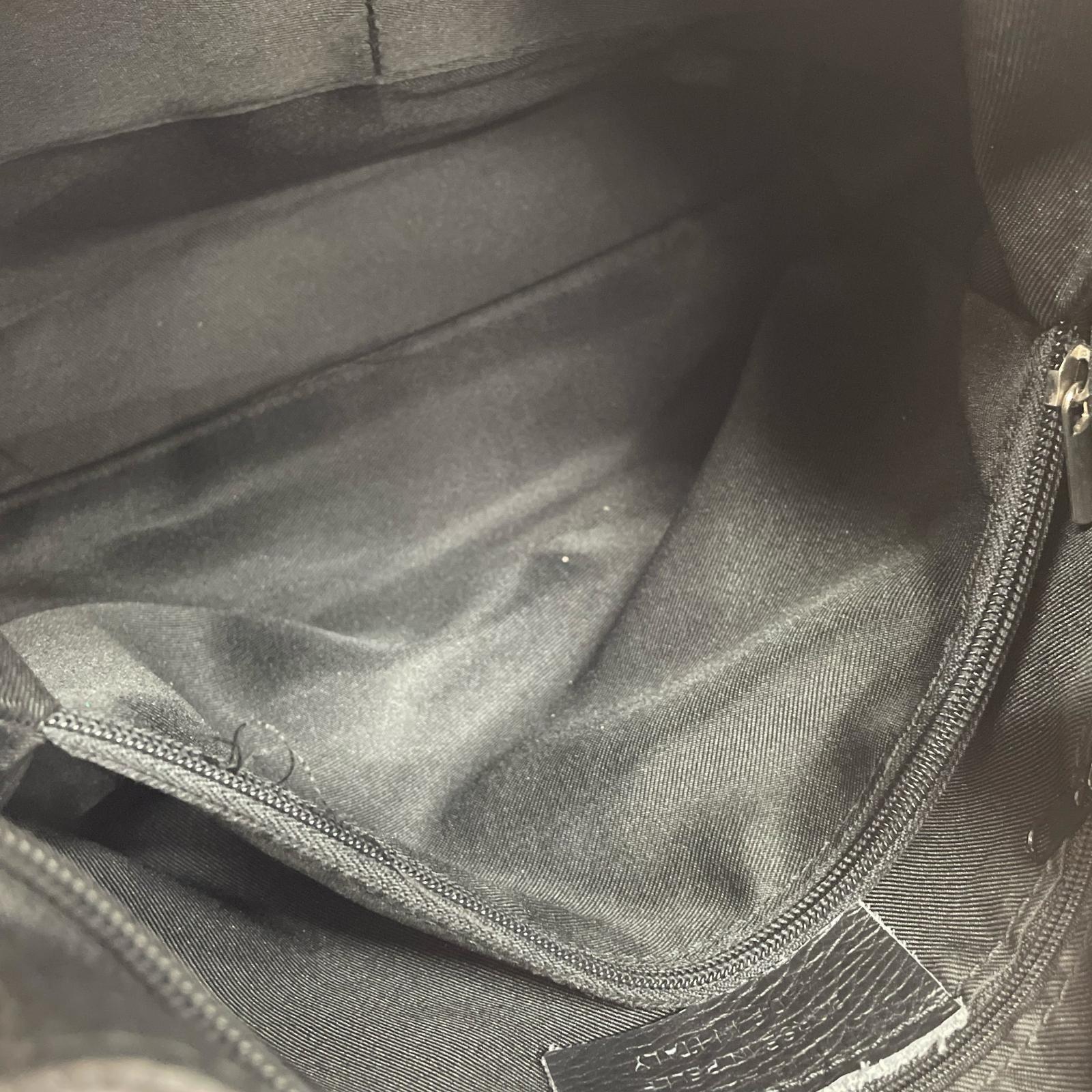 ショルダーバッグ BORSE IN PELLE 2WAY レザー 黒 ブラック