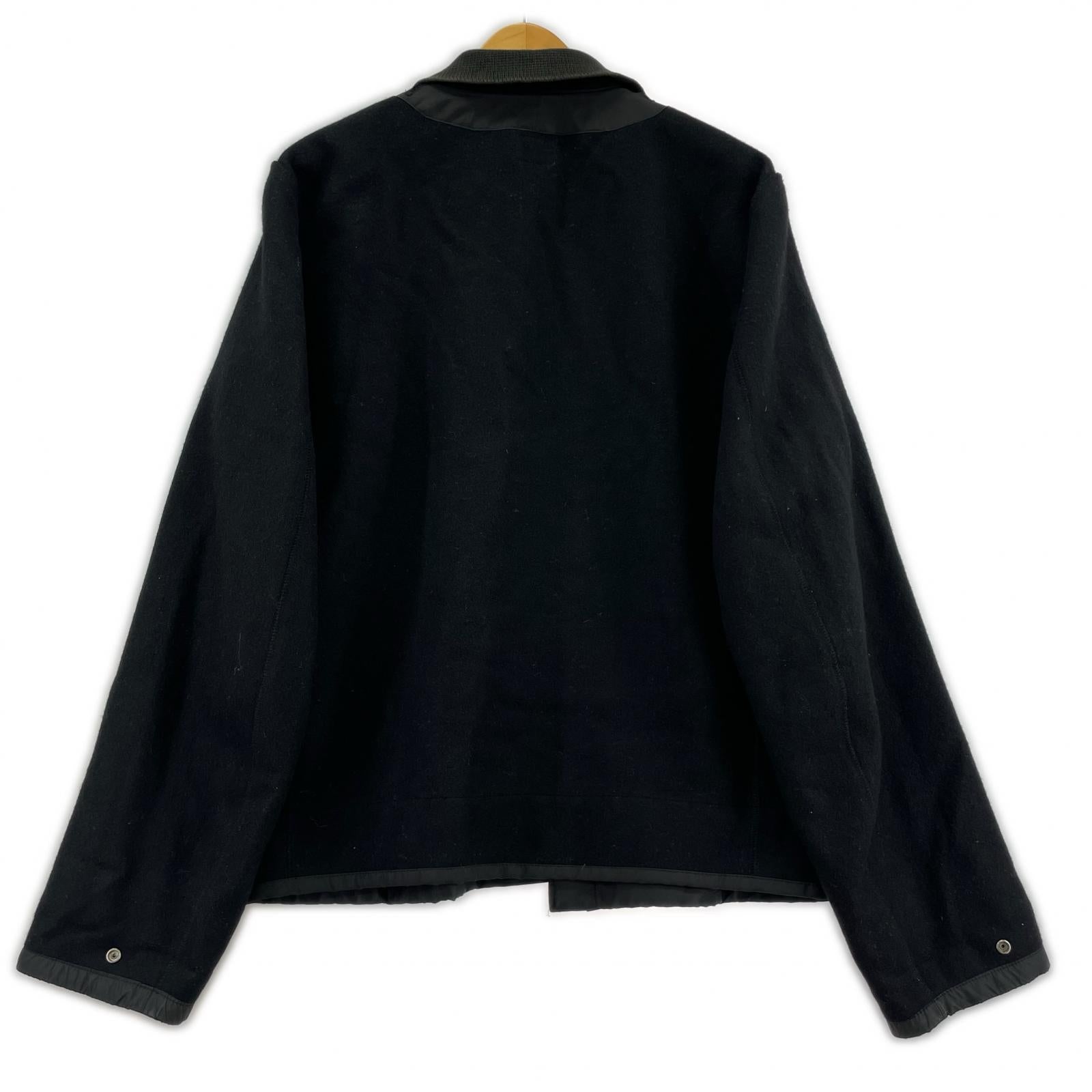 ジャケット 07AW ウールライナージャケット BLK 52 ブラック