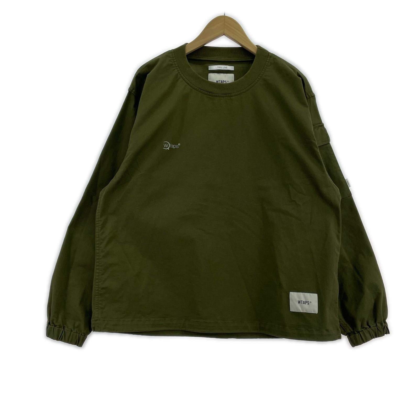 長袖Ｔシャツ 21AW SMOCK LS COTTON TWILL サイズ01 カーキ