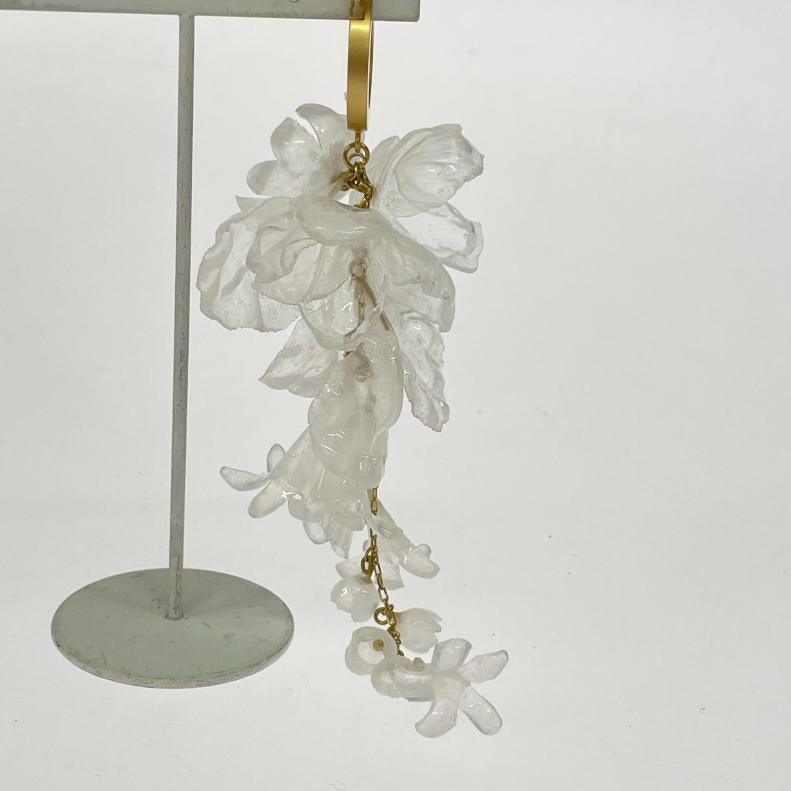 その他アクセサリー Floral Motif Short Earring