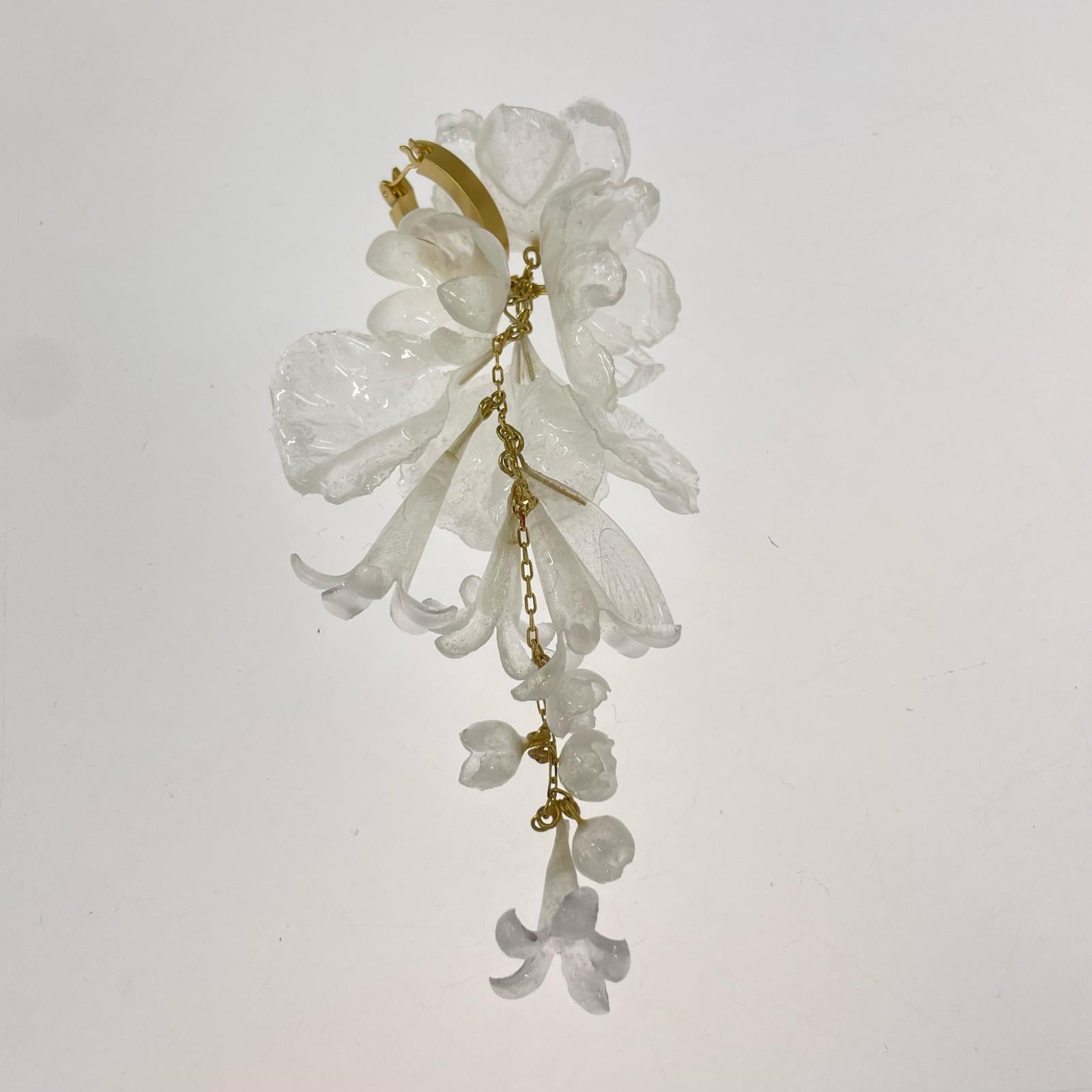 その他アクセサリー Floral Motif Short Earring