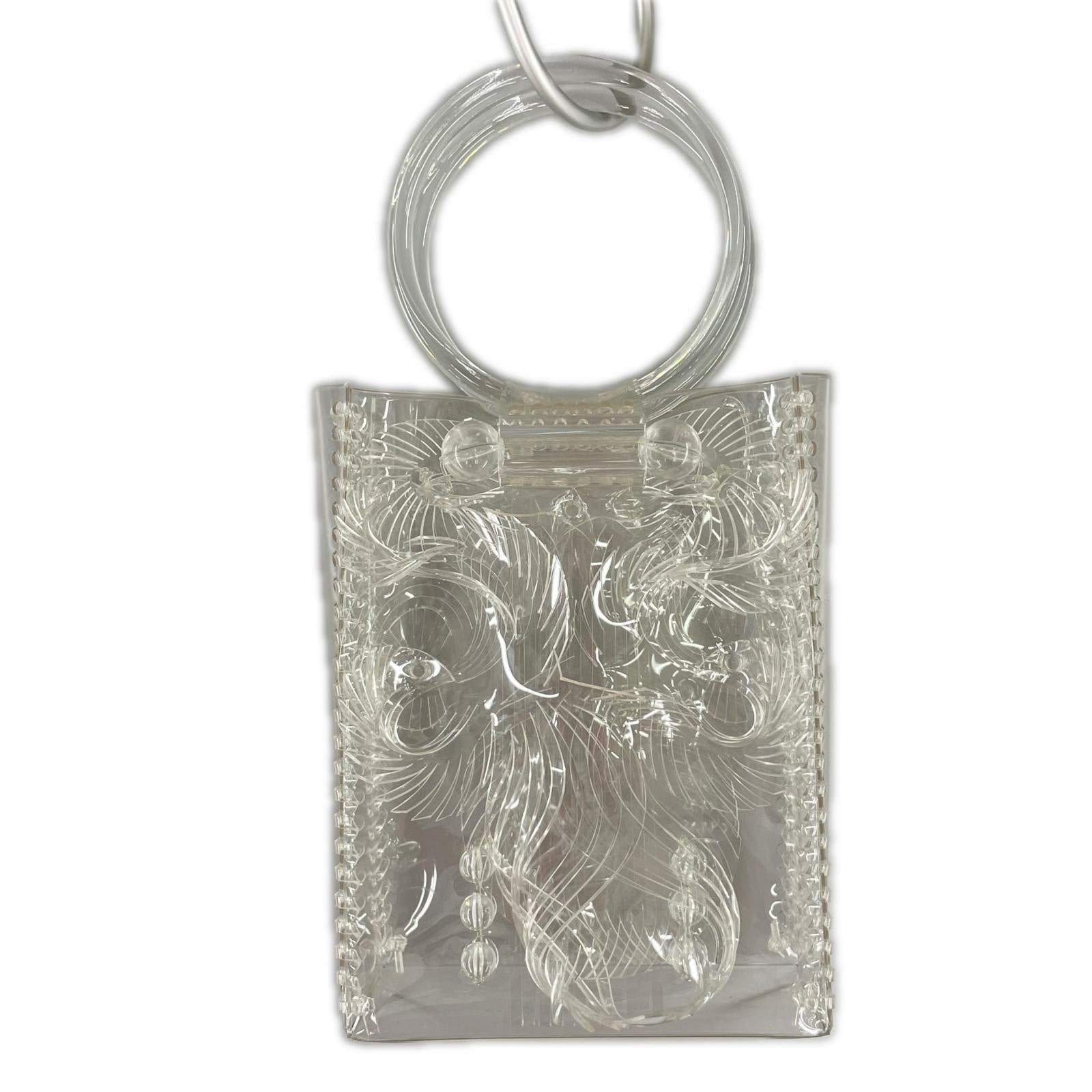 ハンドバッグ Transparent Sculptural Mini Handbag