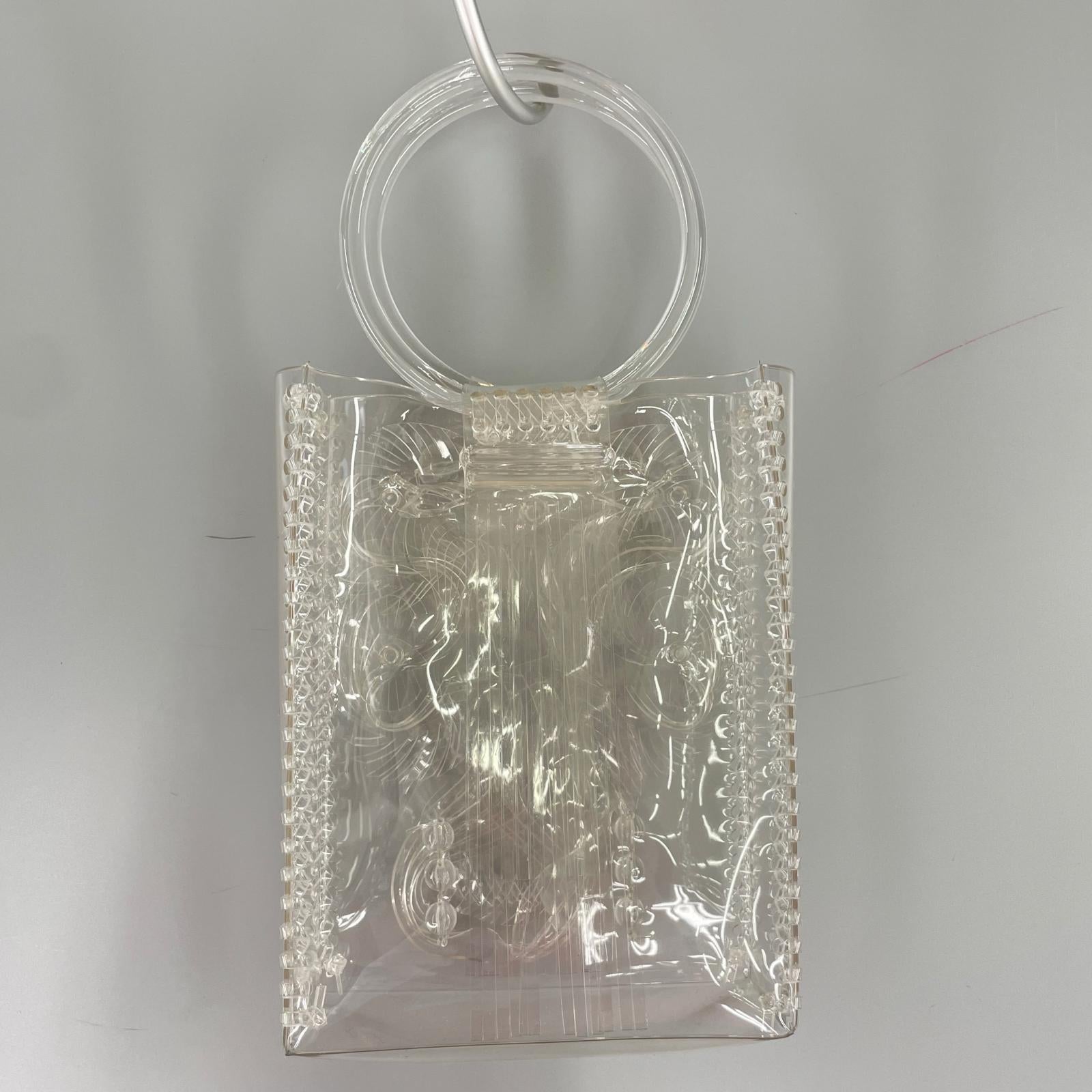 ハンドバッグ Transparent Sculptural Mini Handbag