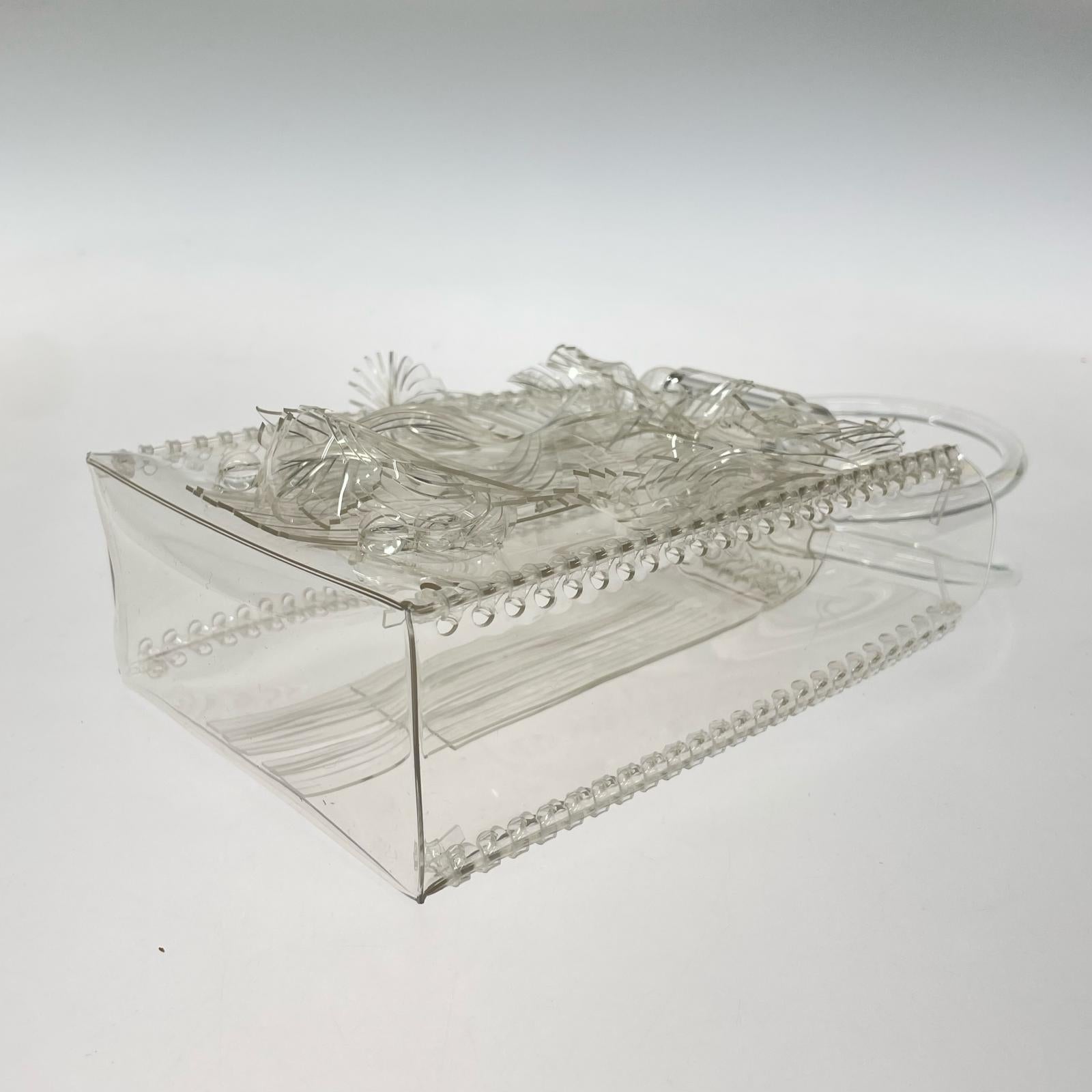 ハンドバッグ Transparent Sculptural Mini Handbag