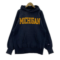 パーカー 90s MICHIGAN リバースウィーブ (XL) ネイビー