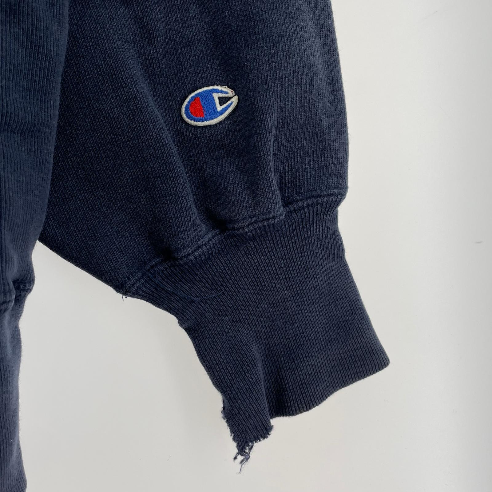 パーカー 90s MICHIGAN リバースウィーブ (XL) ネイビー