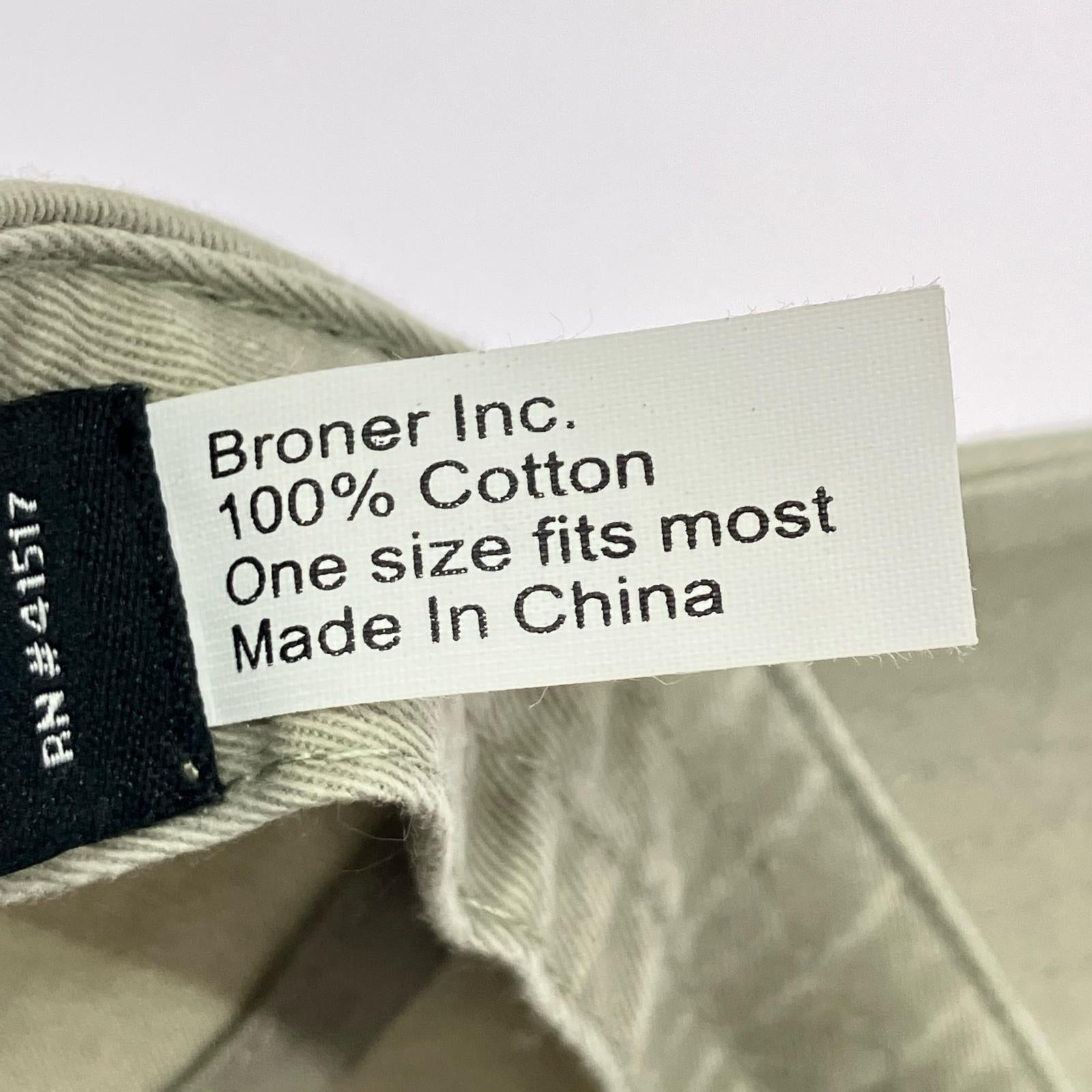 キャップ BRONER