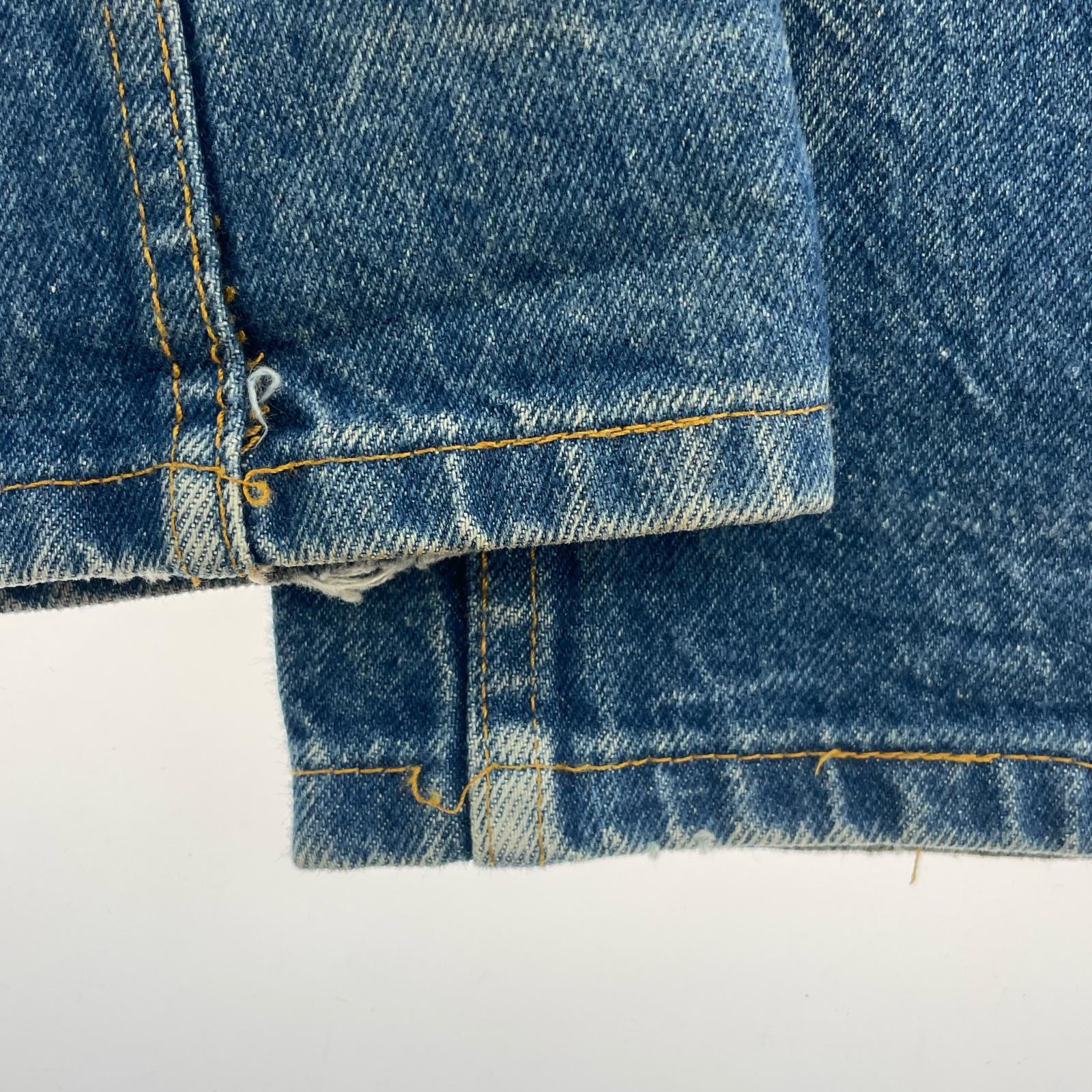 デニムパンツ 70s~80s ブーツカットデニム ブルー