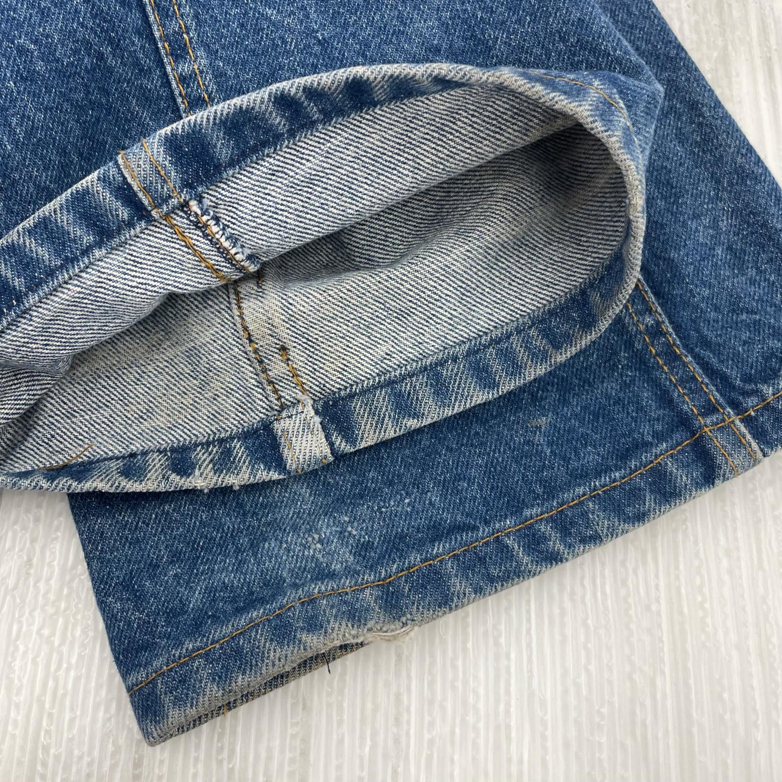 デニムパンツ 70s~80s ブーツカットデニム ブルー