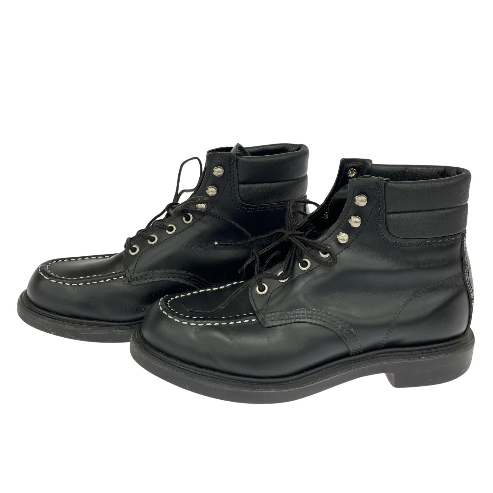 ブーツ 90s/羽タグ/スーパーソール/レースアップブーツ/BLK/8133 26.5cm (US8 1/2 UK8 EU43) ブラック