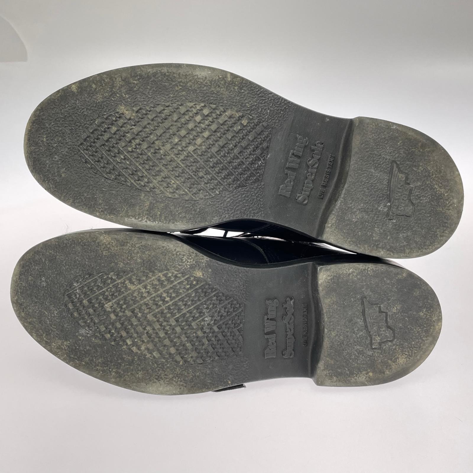 ブーツ 90s/羽タグ/スーパーソール/レースアップブーツ/BLK/8133 26.5cm (US8 1/2 UK8 EU43) ブラック