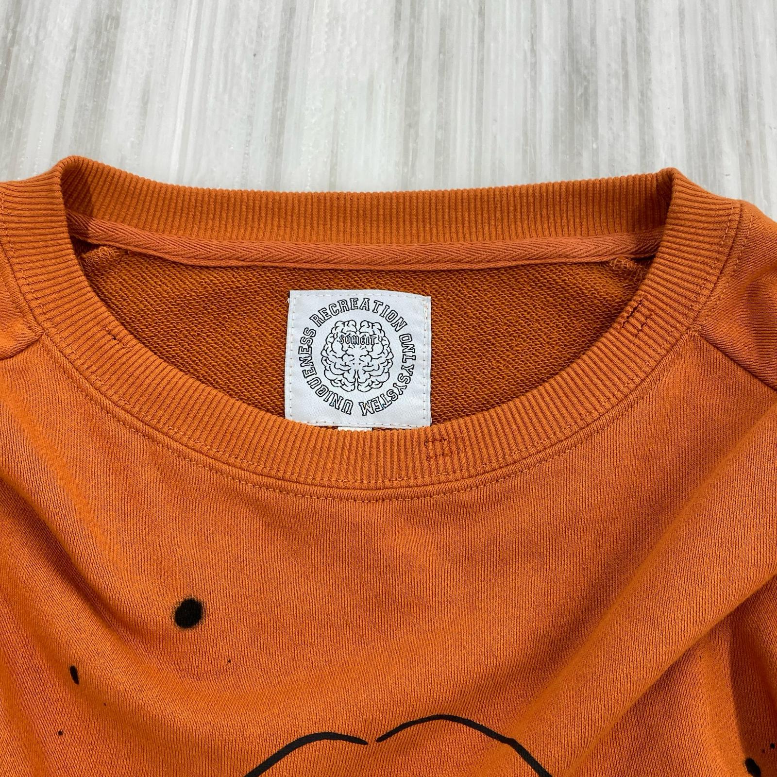 スウェット SOMEIT サミット L/Sクルーネック M M ブラウン